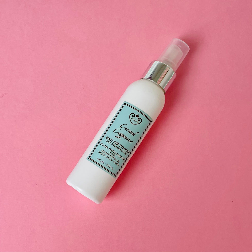 Caramel Cappuccino Eau de Pooch Pet Fragrance and Hair Detangler Spray
