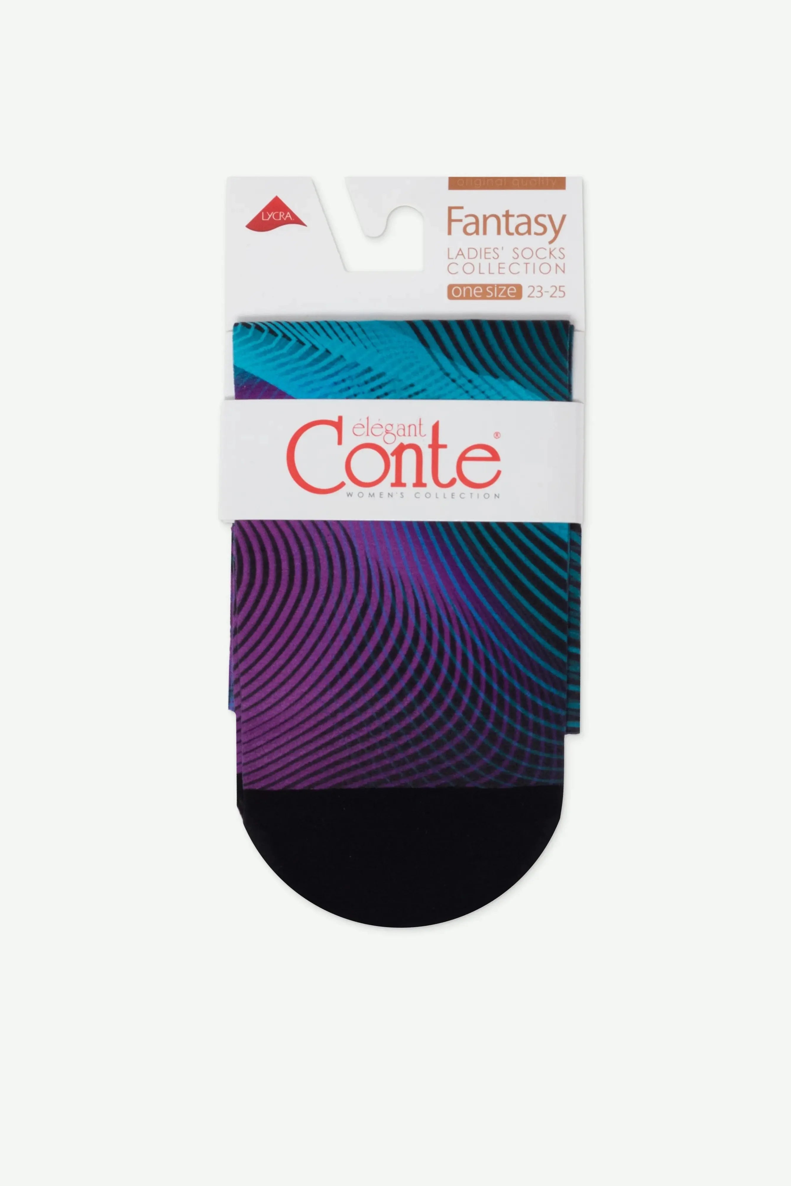 Socks Conte Fantasy 907 - "Hologram" Pattern