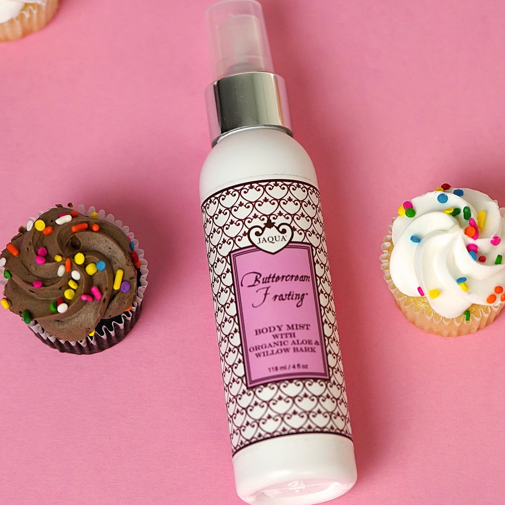 Buttercream Frosting Hydrating Body Mist with Organic Aloe & Willow Bark