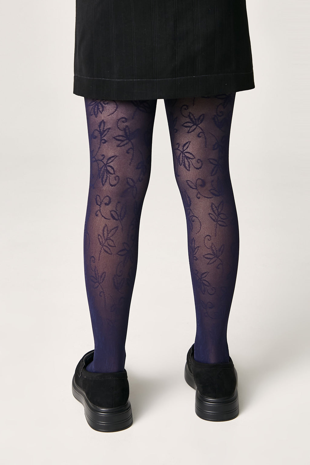 Conte Tights for girls Ketty 40 Den - Floral Pattern