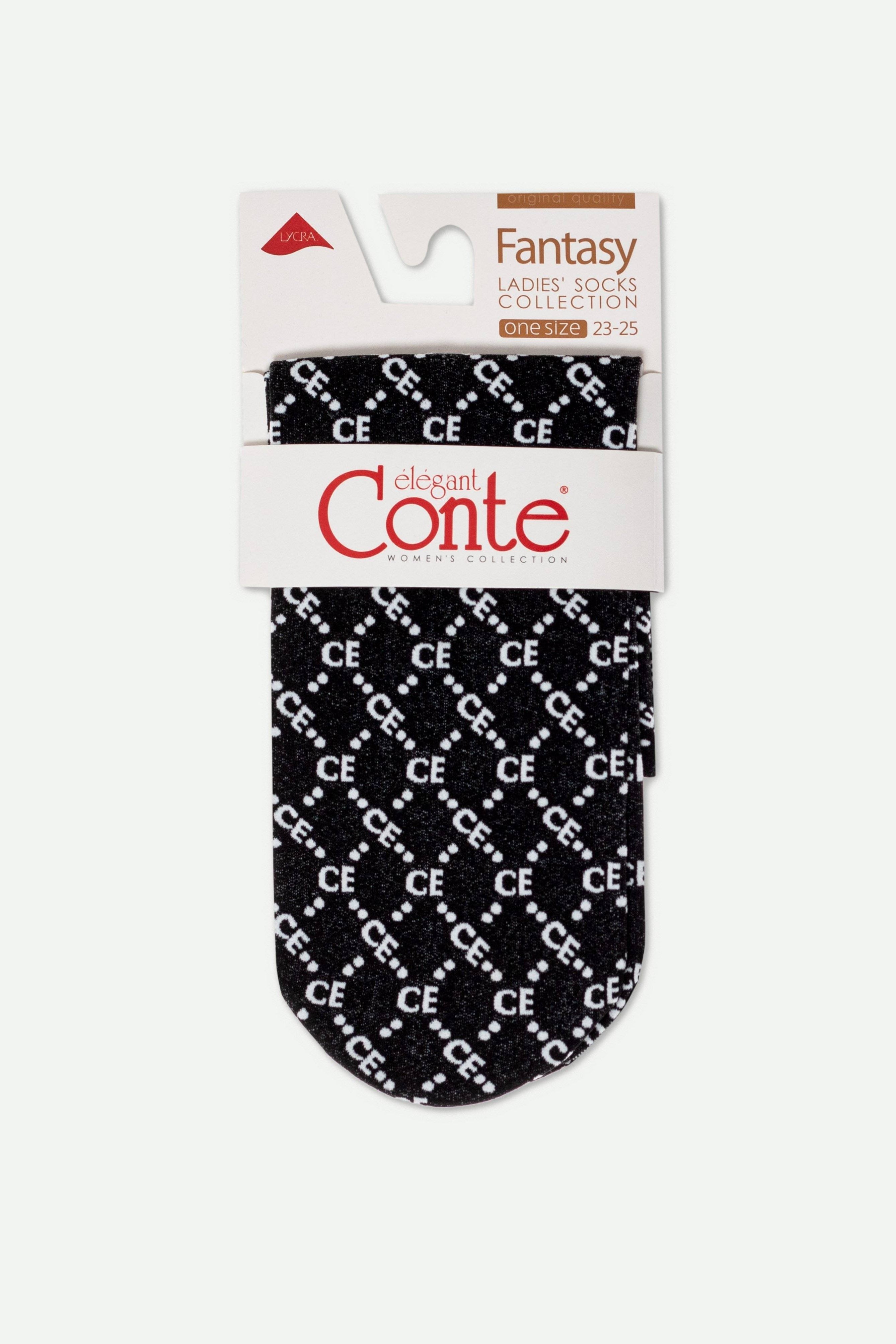 Socks Conte Fantasy - Diamond Pattern