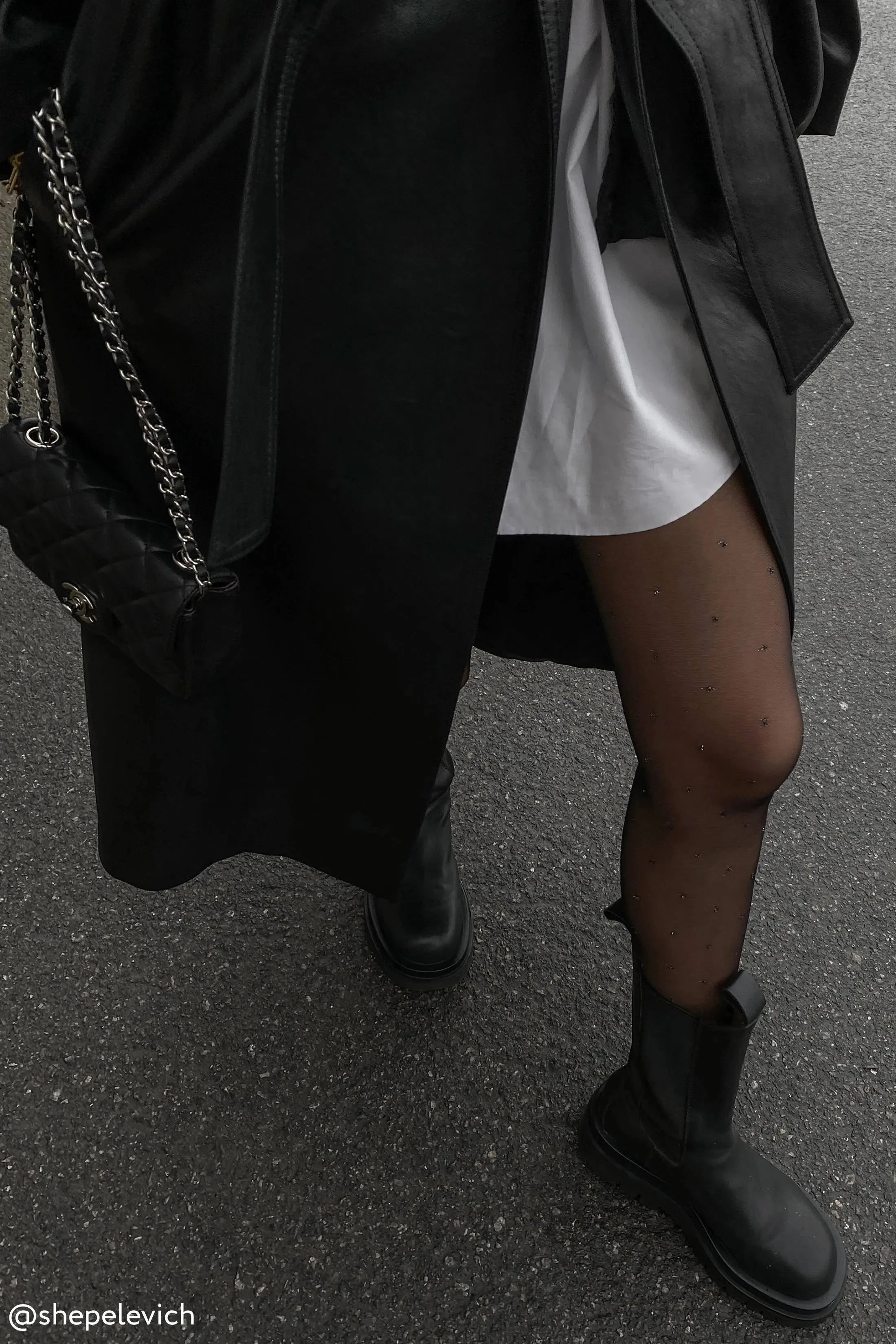 Fantasy Tights Conte Glamour Lux - Shiny Polka Dot