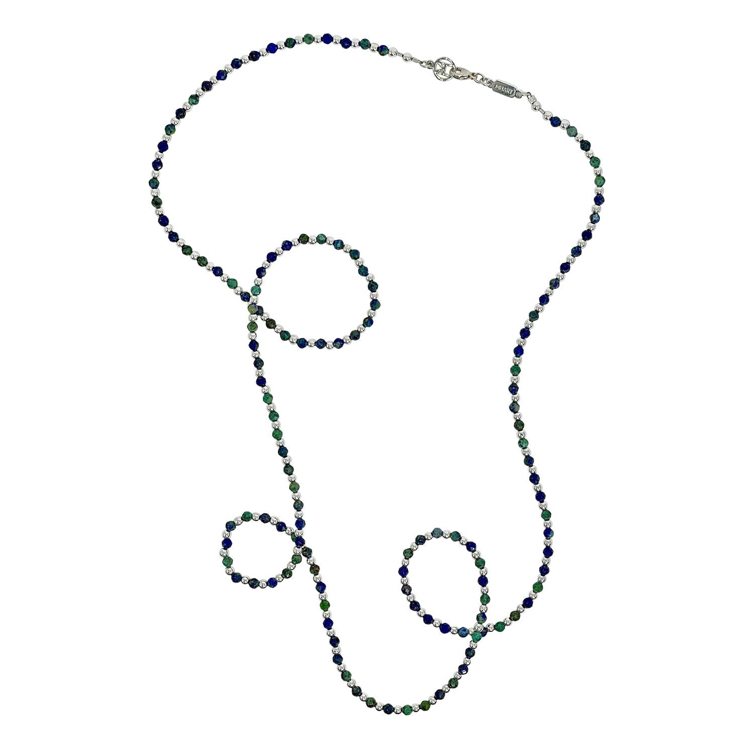 African Turquoise Hematite Necklace