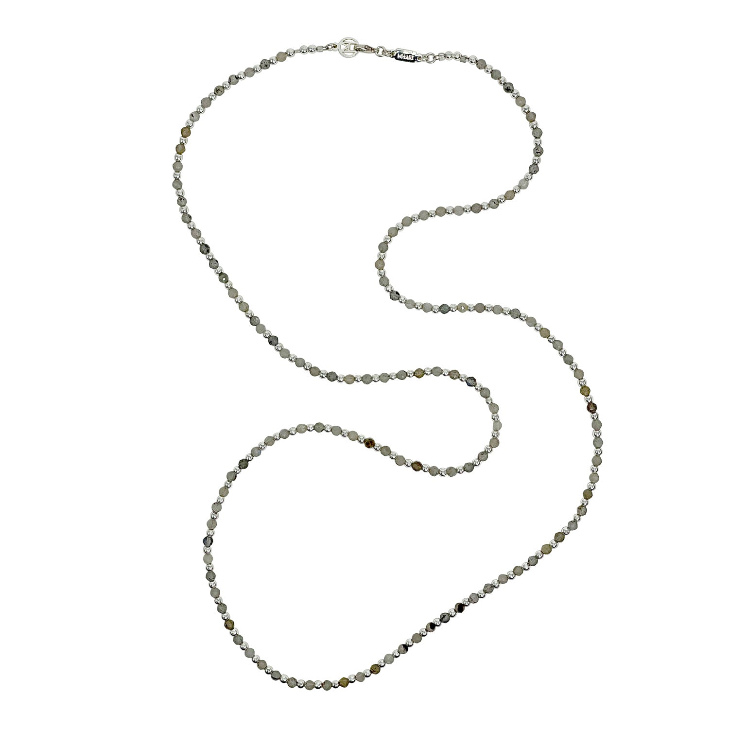 Labradorite & Hematite Wrap Necklace