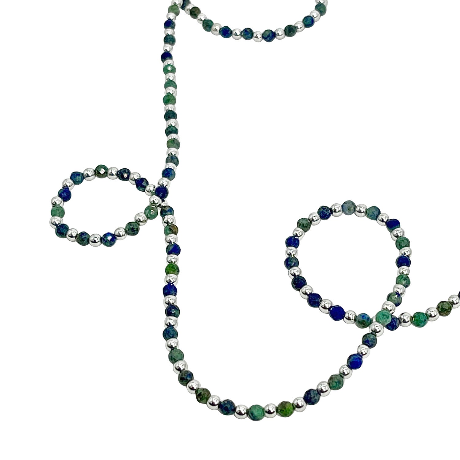 African Turquoise Hematite Necklace