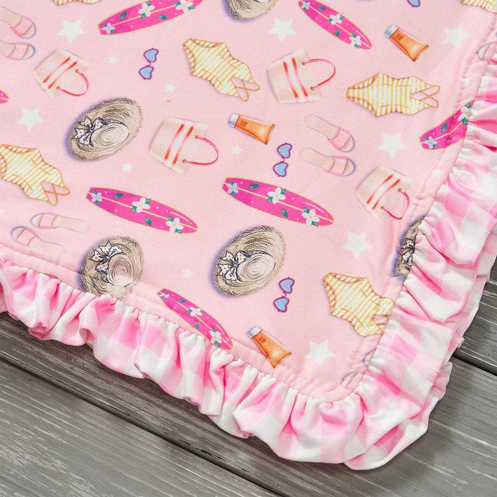 Minky Blanket - Miss Malibu