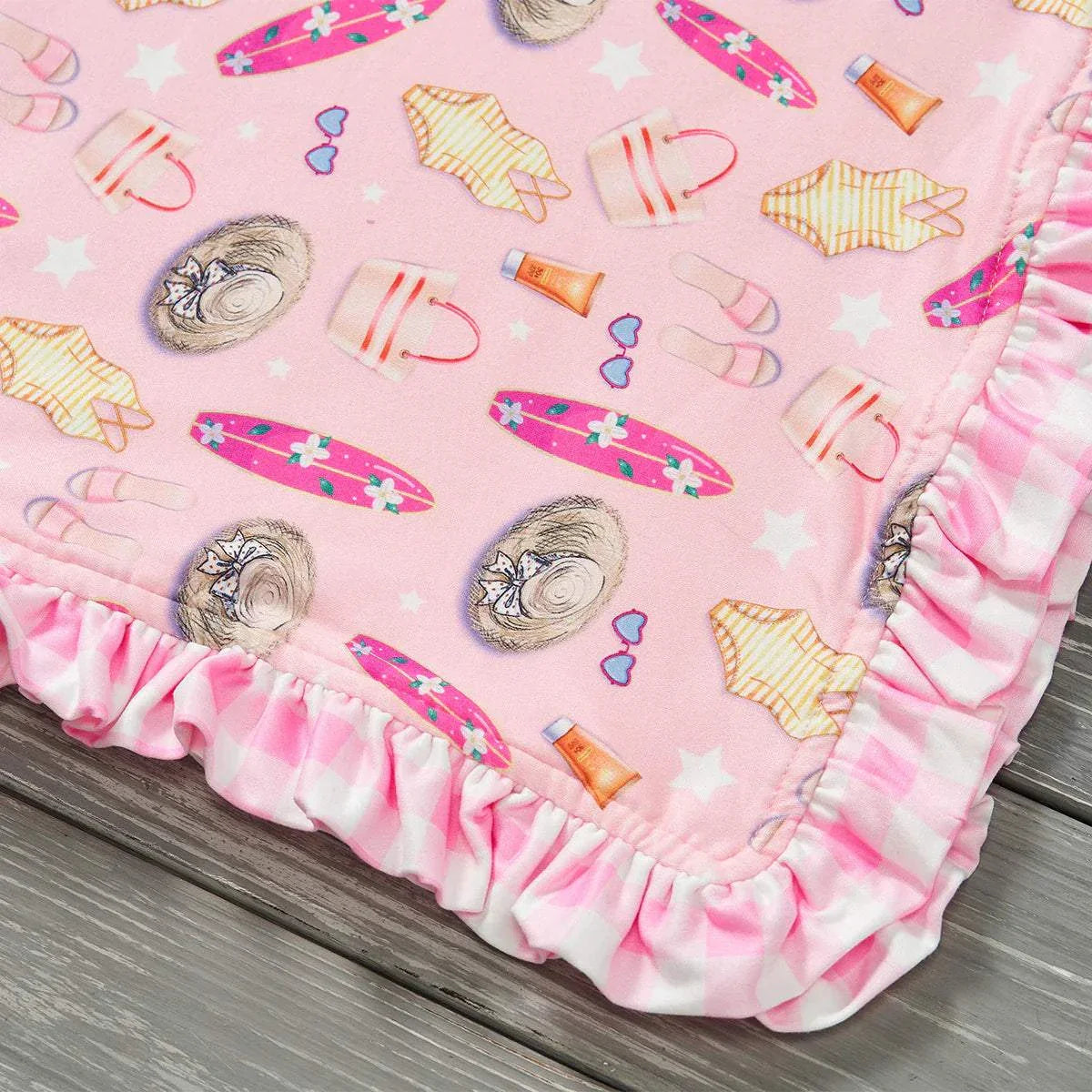 Minky Blanket - Miss Malibu