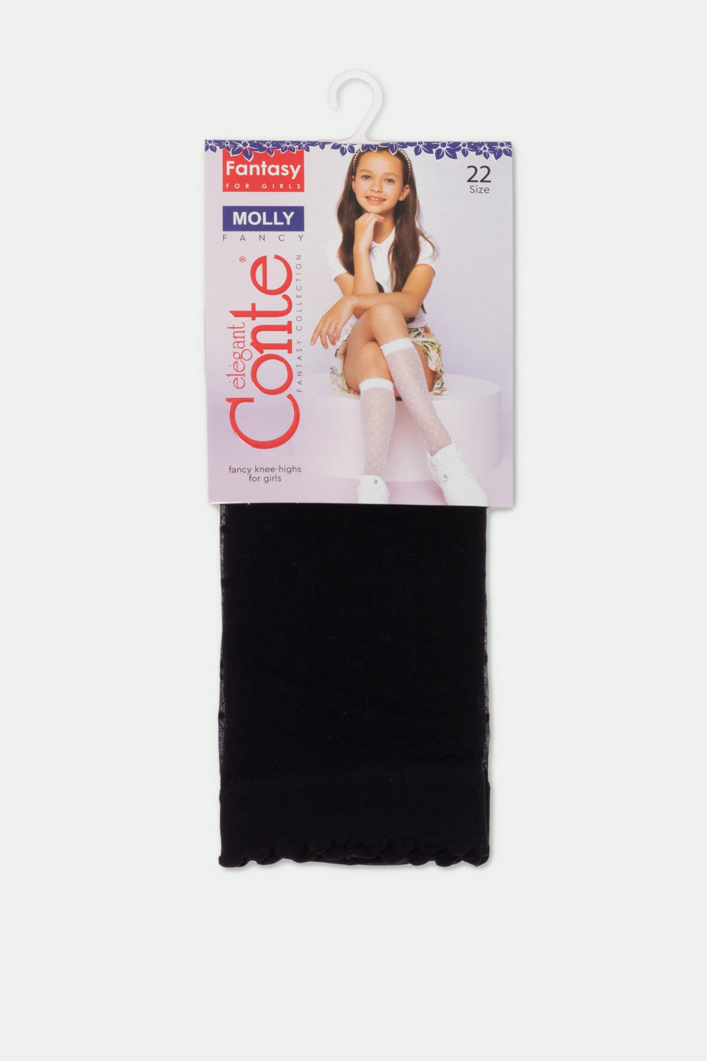 Conte Knee-High Socks for girls - Molly 20 Den