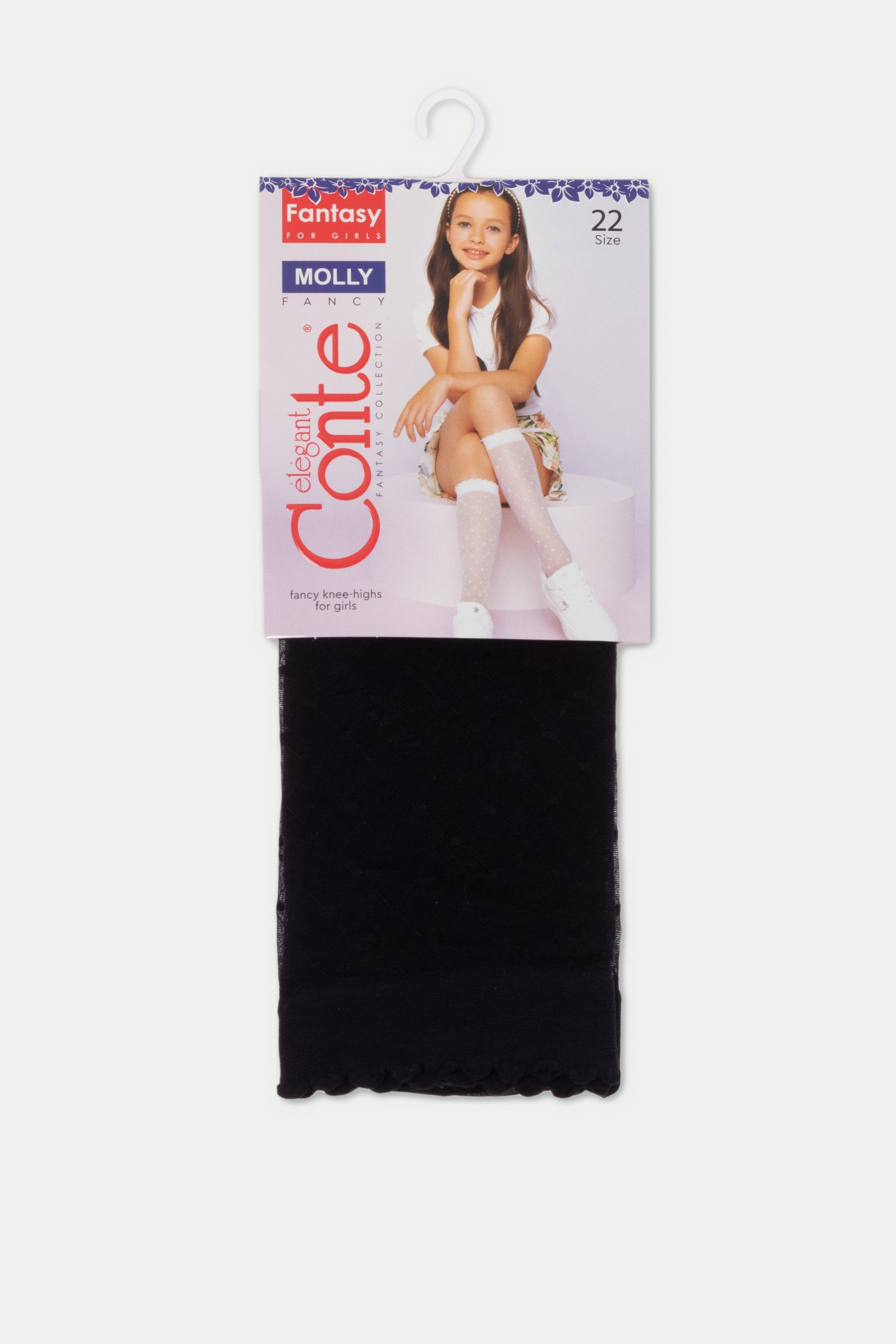 Conte Knee-High Socks for girls - Molly 20 Den