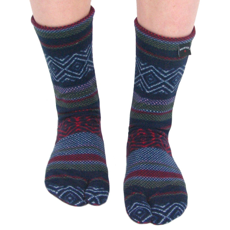 Polar Feet Fleece Tabi Socks - Nordic