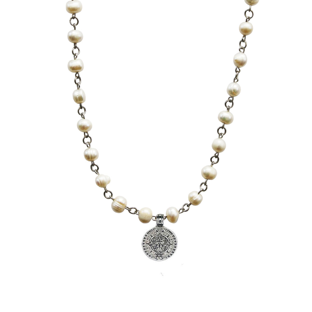 Pearl Coin Necklace