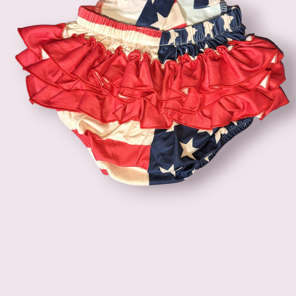 American Flag Romper