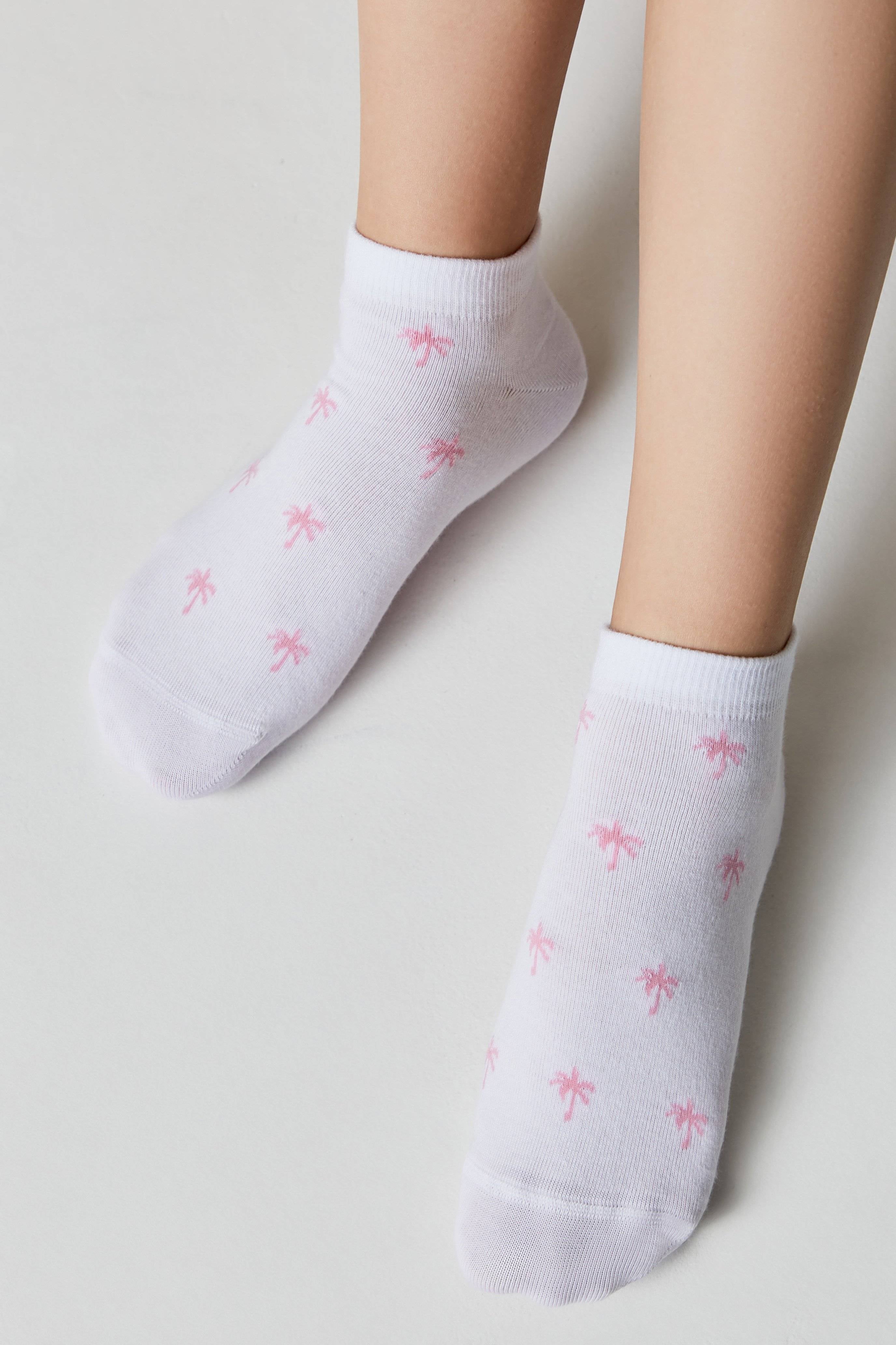 Cotton Ankle Socks Conte Active - 589 Palm Trees