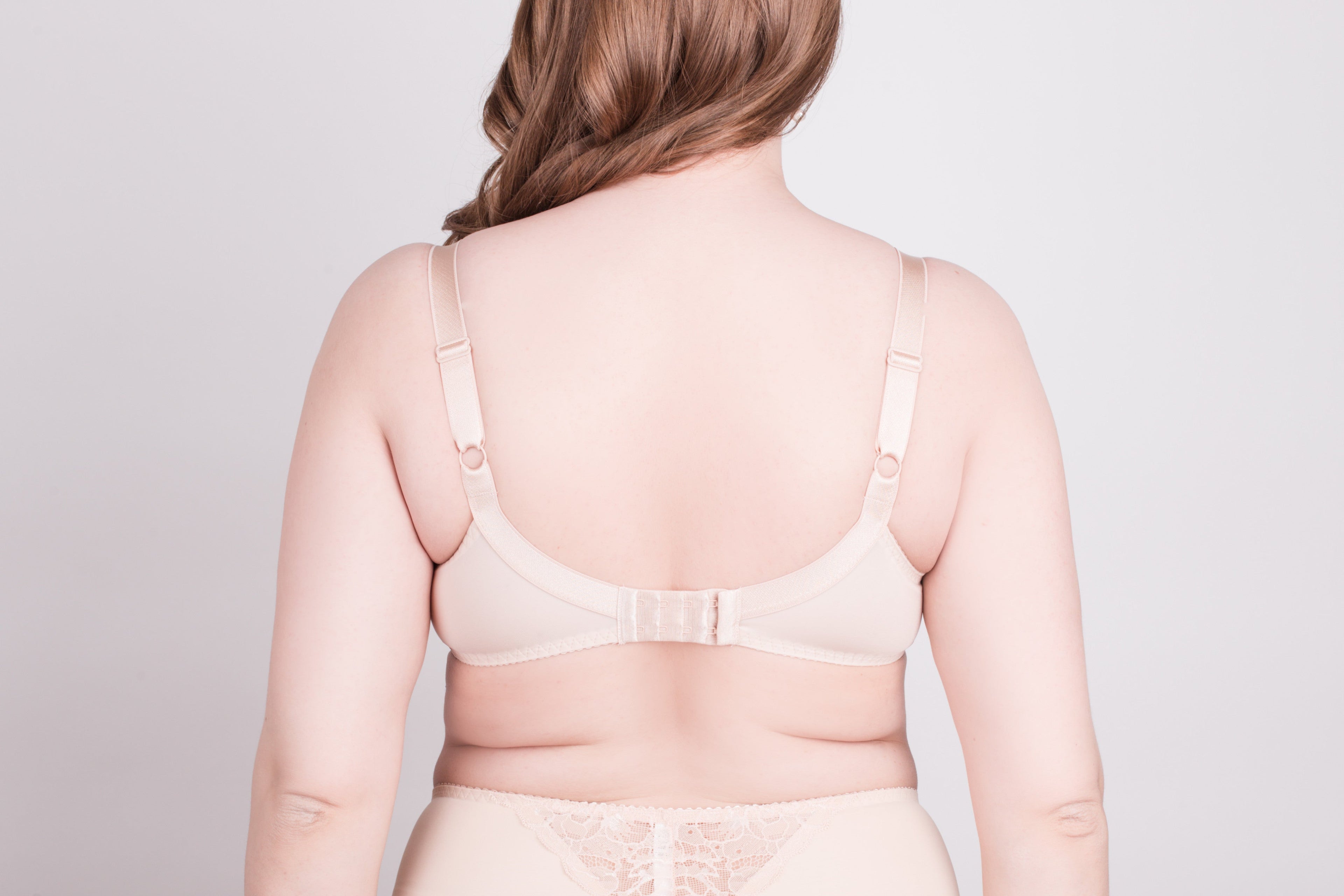 Bra Milavitsa 120151 - Elastic & Lace, Double-Segment Cups, Wide Straps