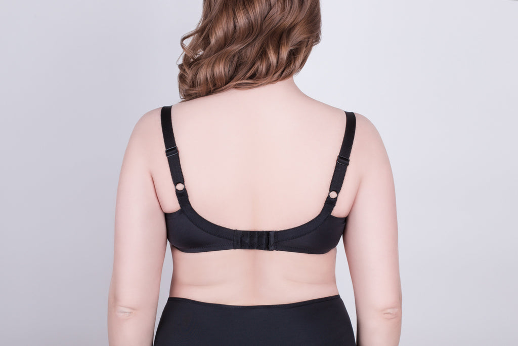 Bra Milavitsa 115910 - Elastic Knit, Underwired, Triple Diagonal Segment Cups