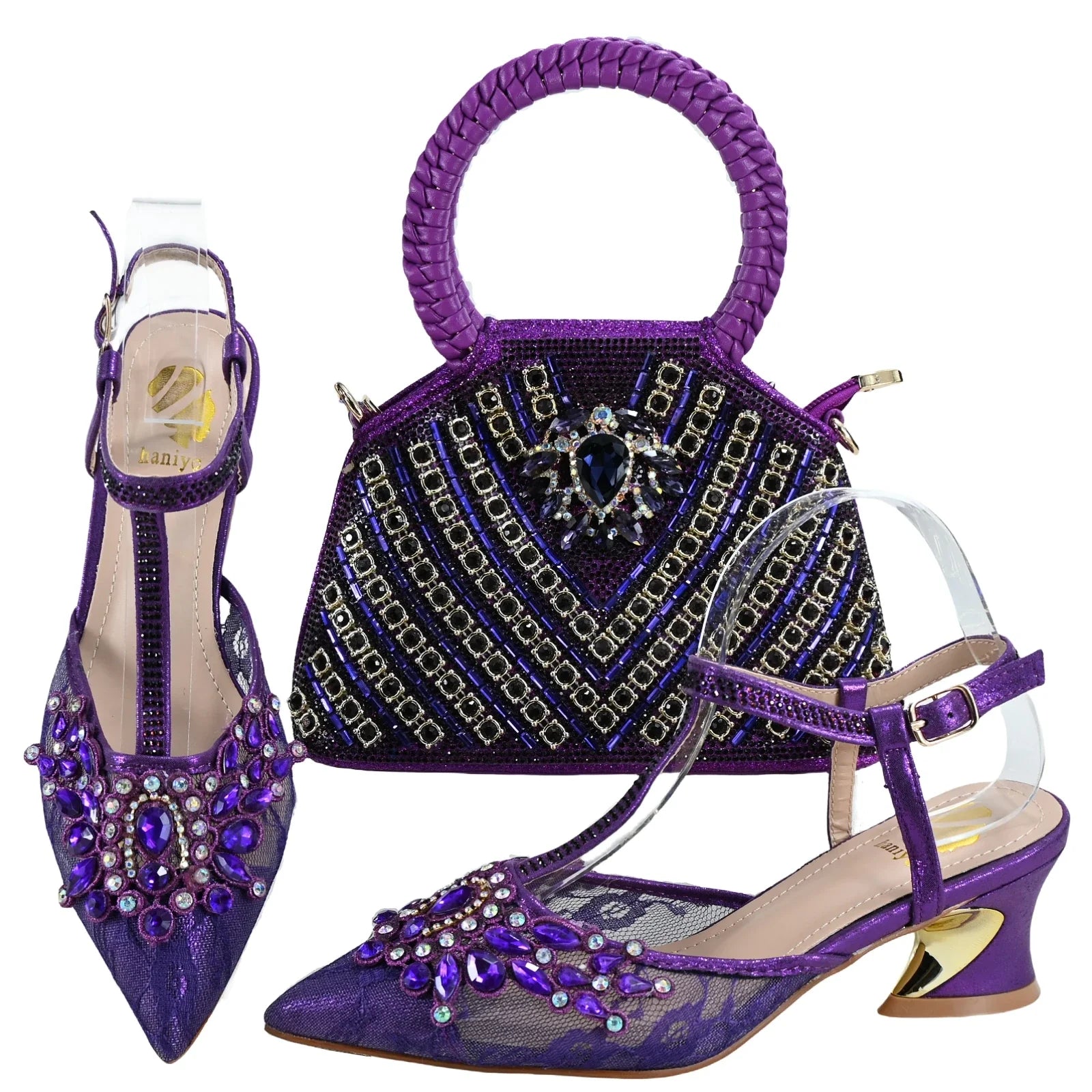 Italian Shoes And Bag Sets For Evening Party HY1-6
