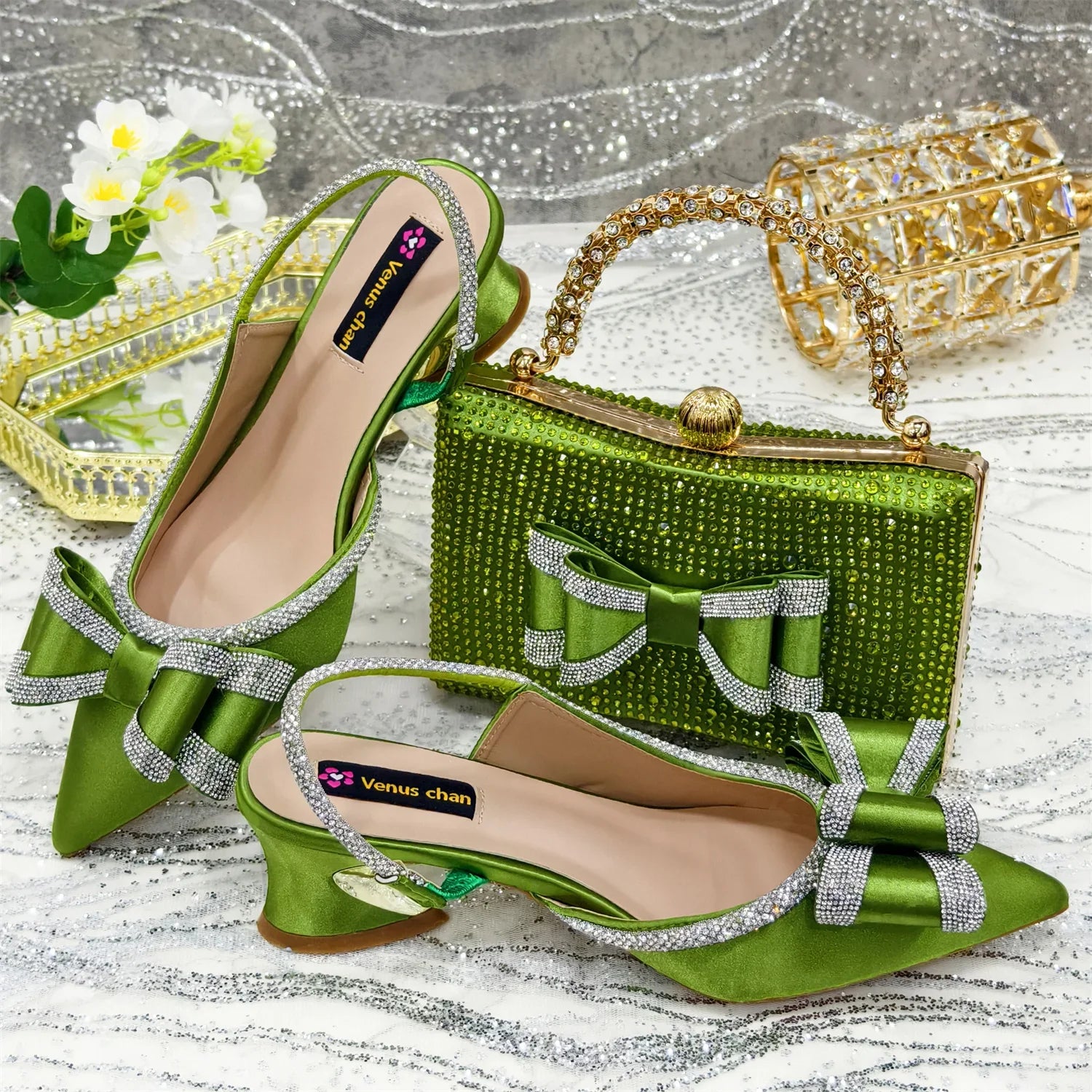 Lastest Italian Ladies Shoes with Matching Bag Set HTR1-3