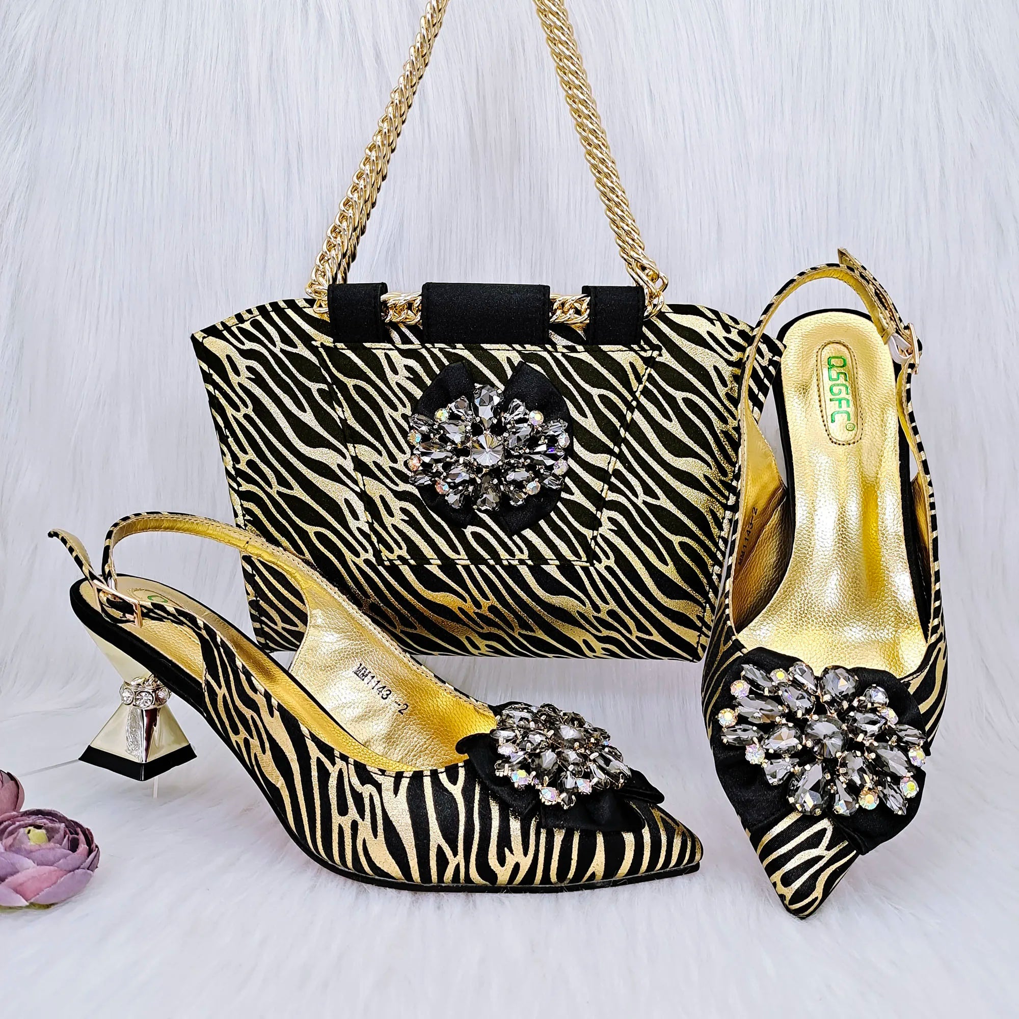Charming Shoes And Bag Matching Set HRF1-6