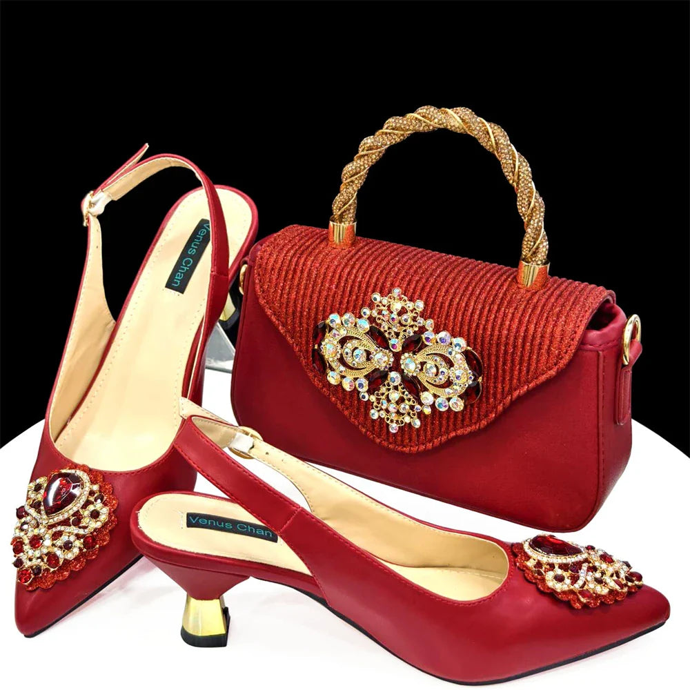 High Quality Ladies Shoes And Bags Set HAS1-23