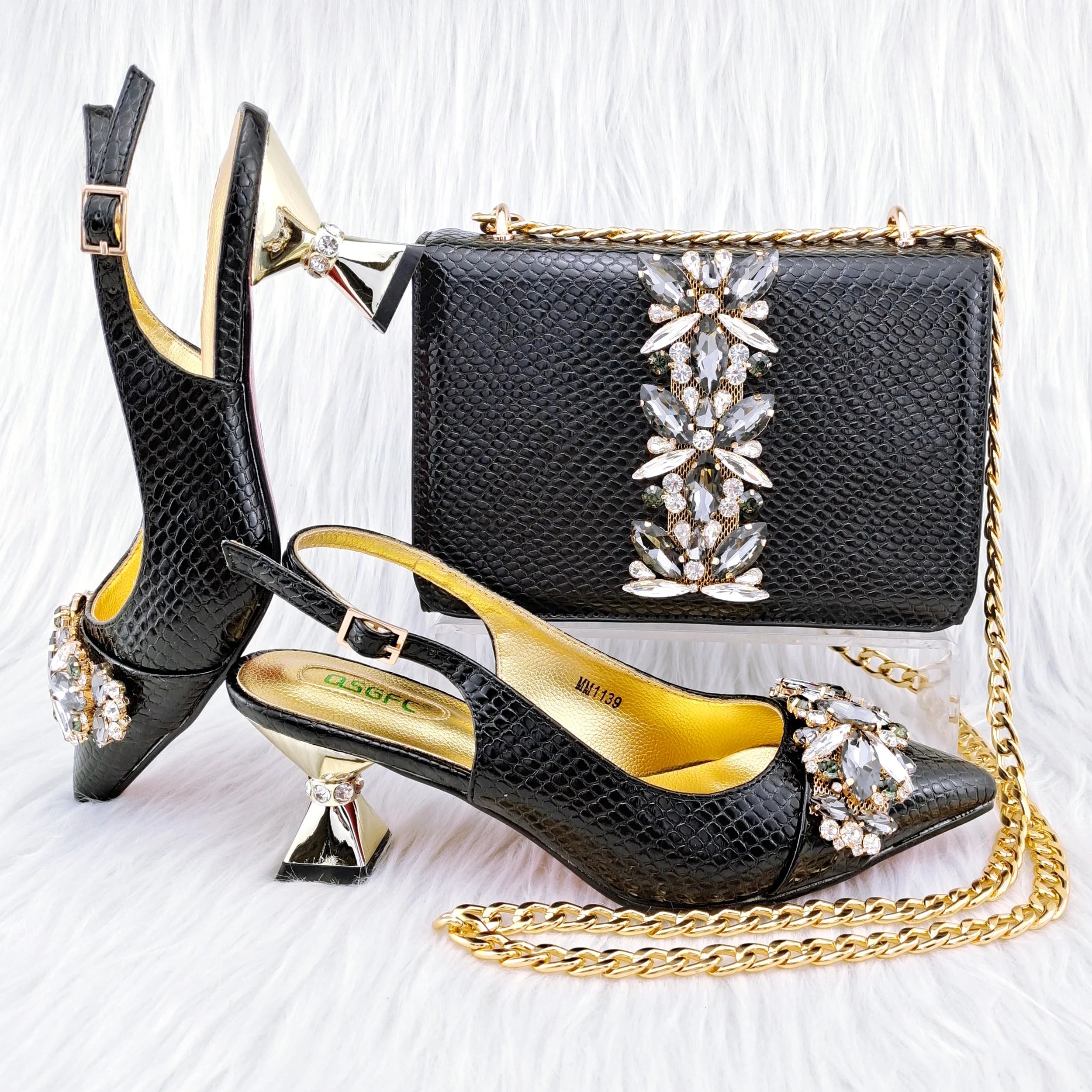 Latest Shoes And Bag Matching Set HGY1-1