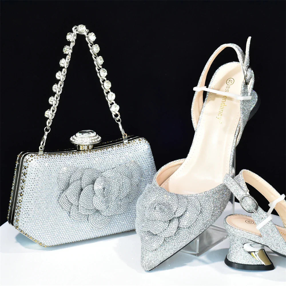 Italian Shoes And Bag Sets For Evening Party HAB1-16