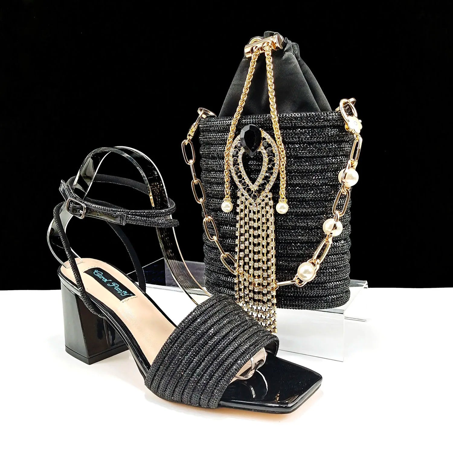 Lastest Italian Design Ladies Shoes with Matching Bag Set  HJJ1-23