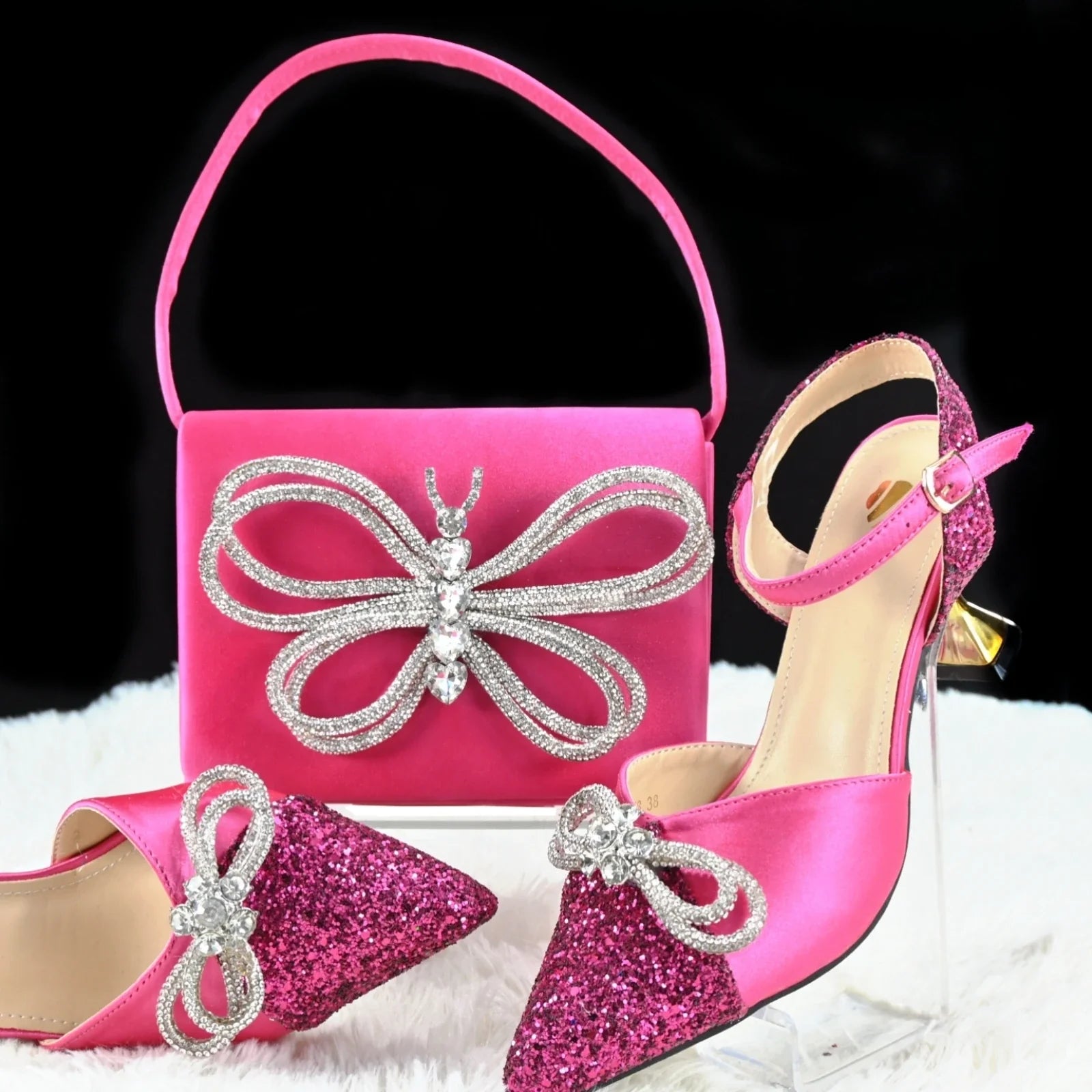 High Quality Style Ladies Shoes And Bags Set HGH1-8