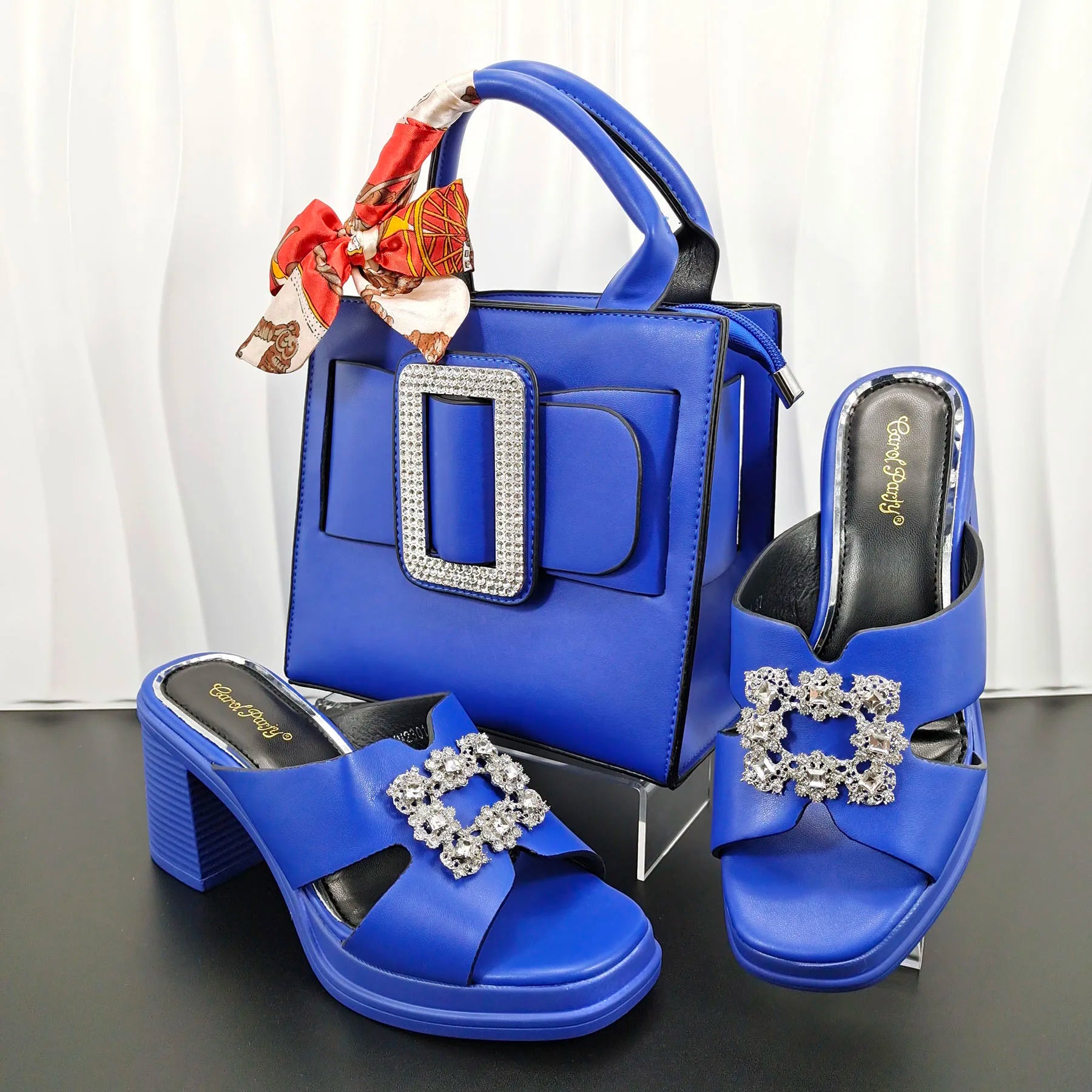 Woman Summer Toe Sandals and Bag set