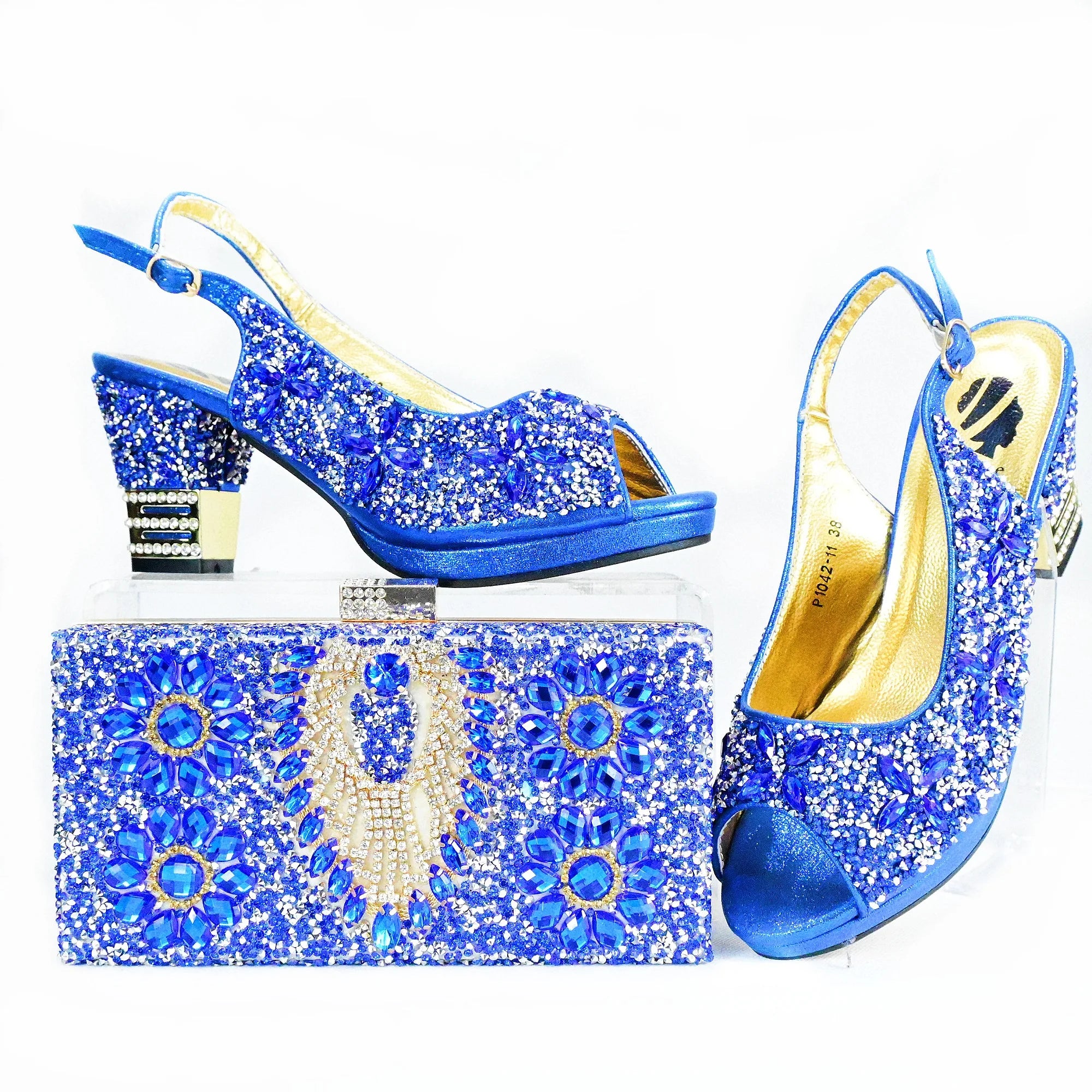 New Arrival Shoes and Bag Set African Sets HAS1-9