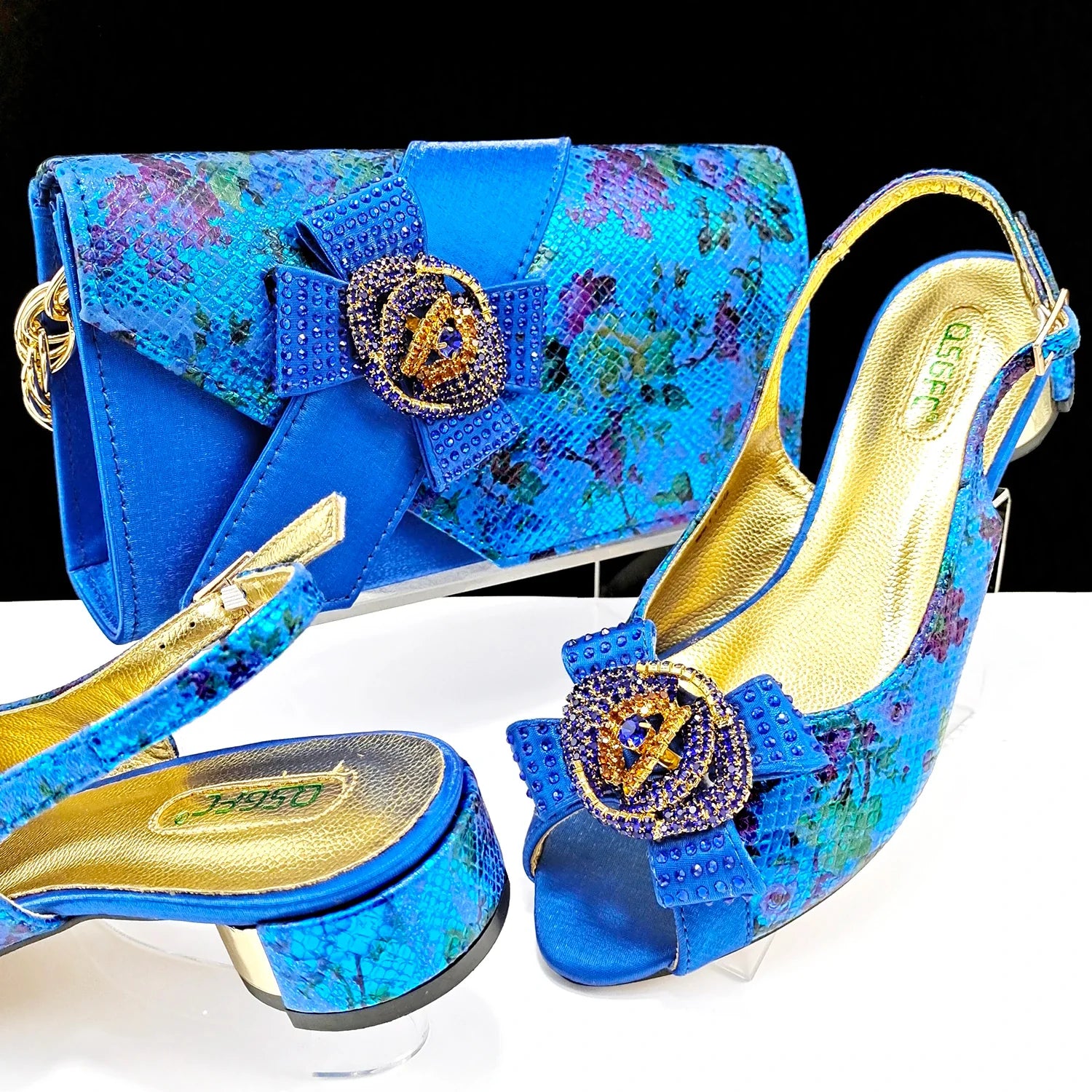 Italian Shoes With Matching Bags HQS1-4