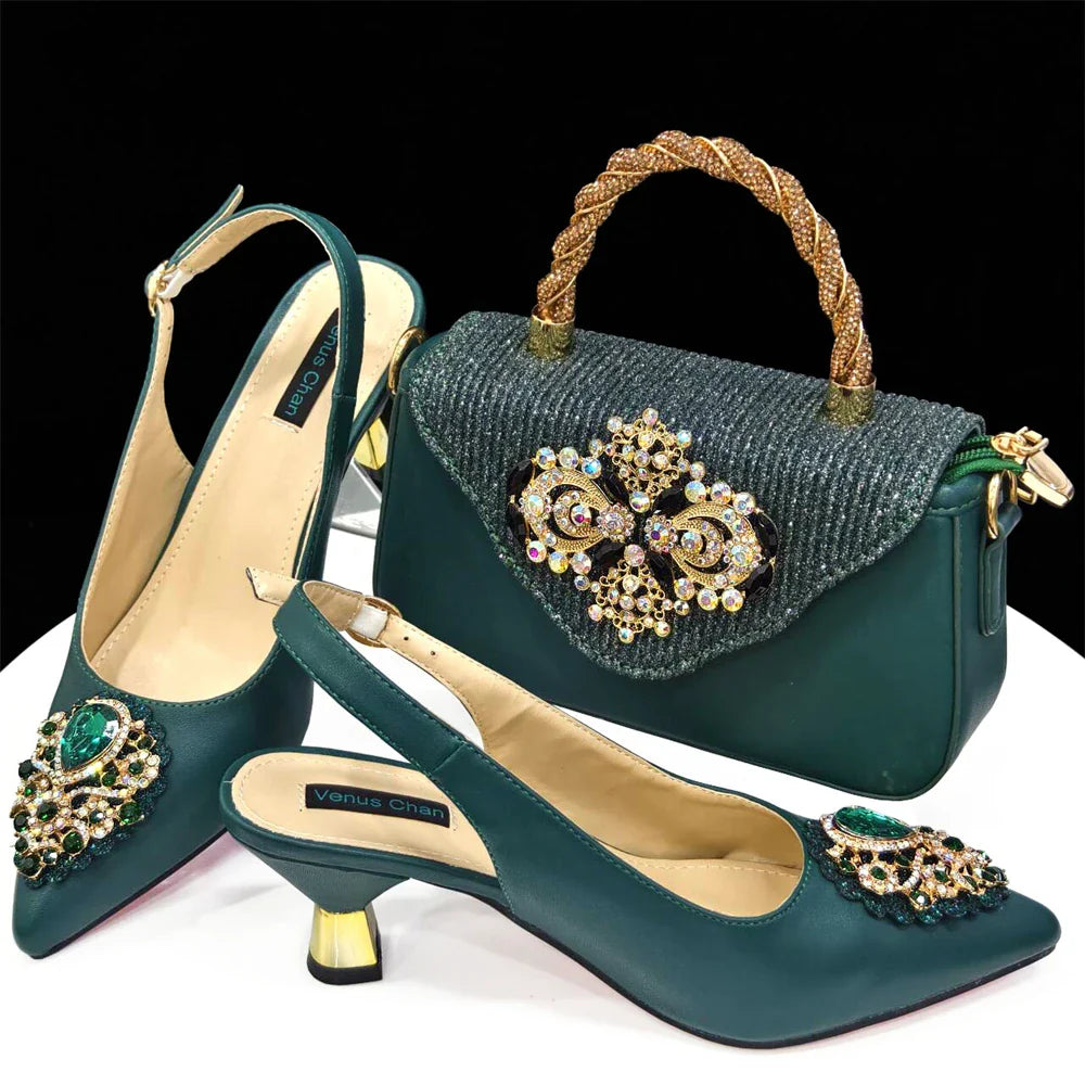 High Quality Ladies Shoes And Bags Set HAS1-23
