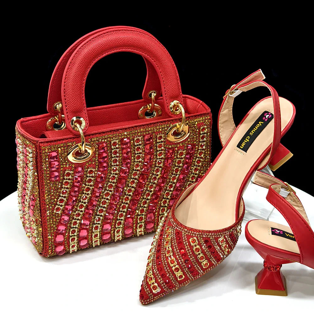 Matching Women Shoe and Bag Set HSC1-1