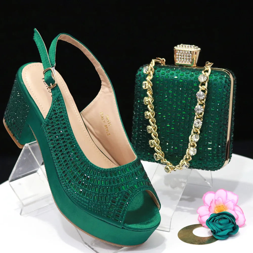 FASHION Women Shoes and Bags To Match Set HAS1-2