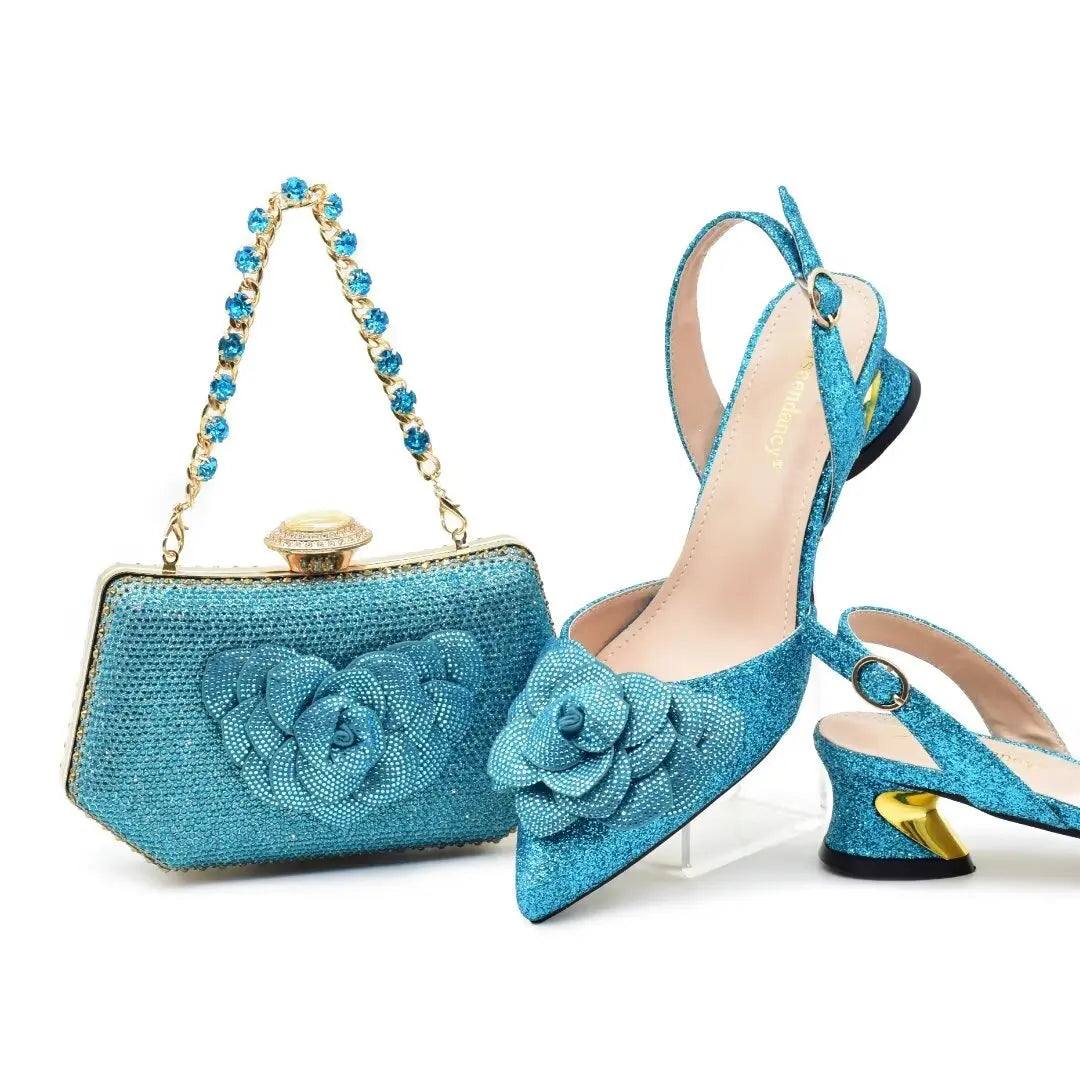 Italian Shoes And Bag Sets For Evening Party HAB1-16