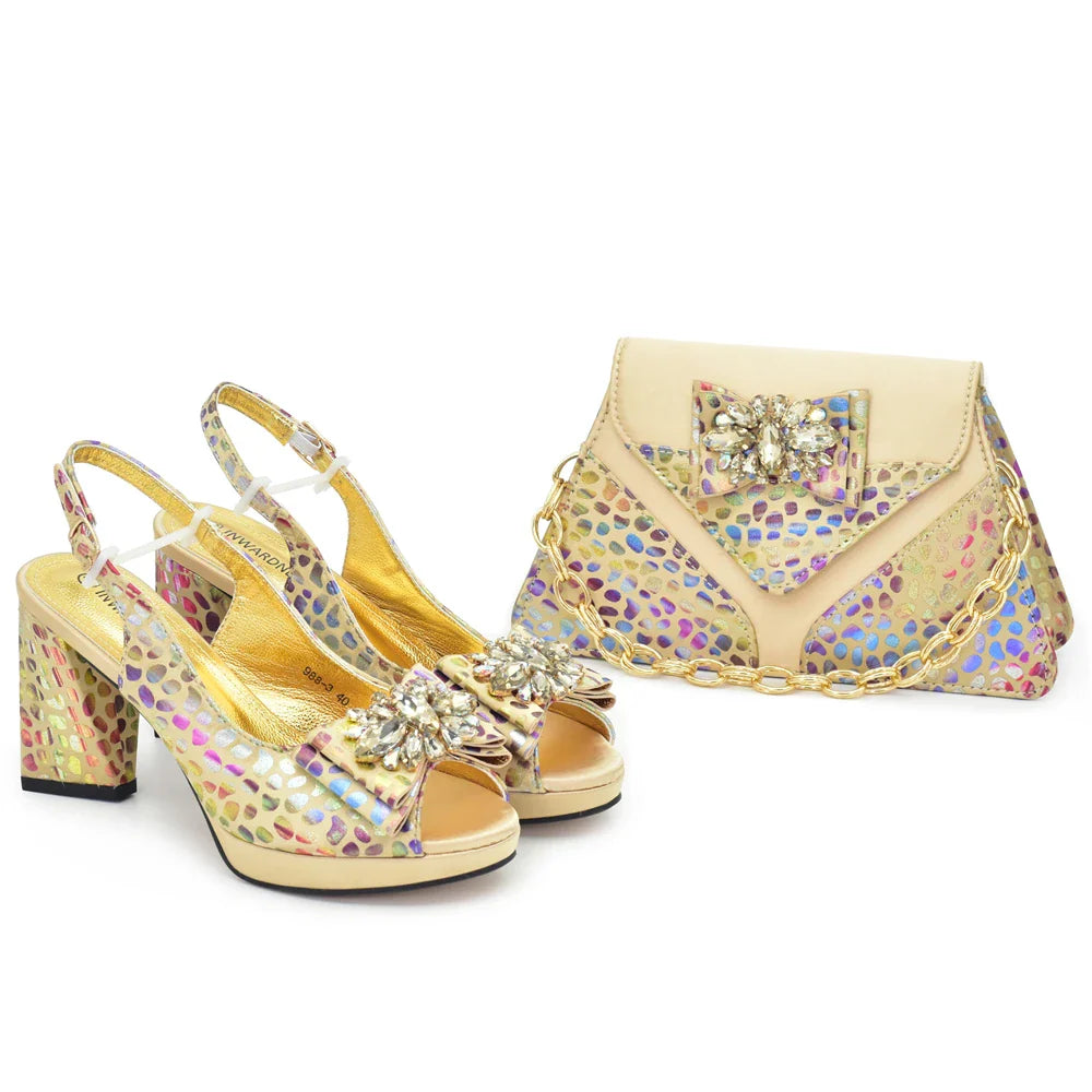 Italian Shoes And Bag Sets HC1-1