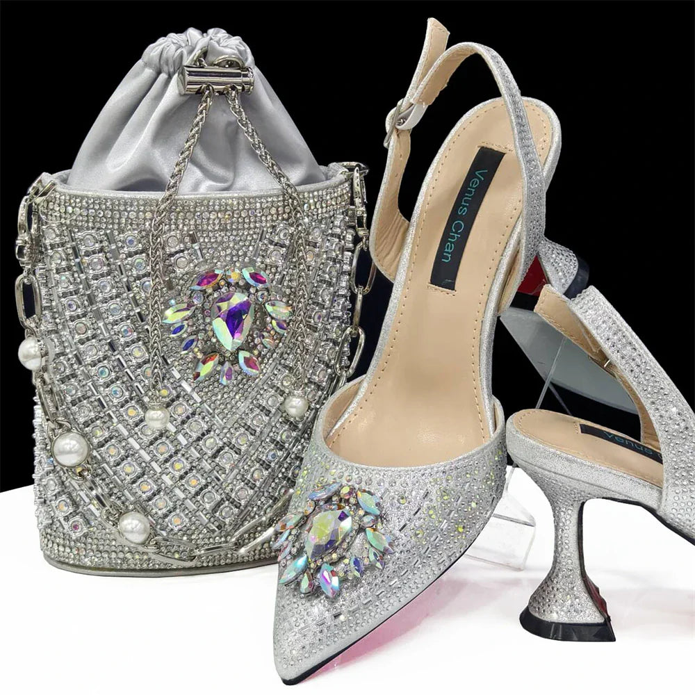 Italian Shoes and Bags Matching Set for Women INS New
