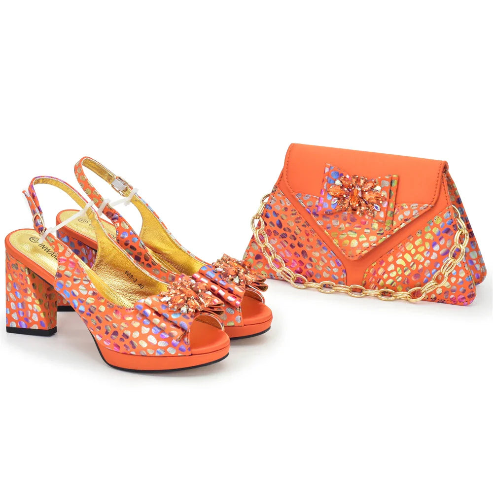 Italian Shoes And Bag Sets HC1-1