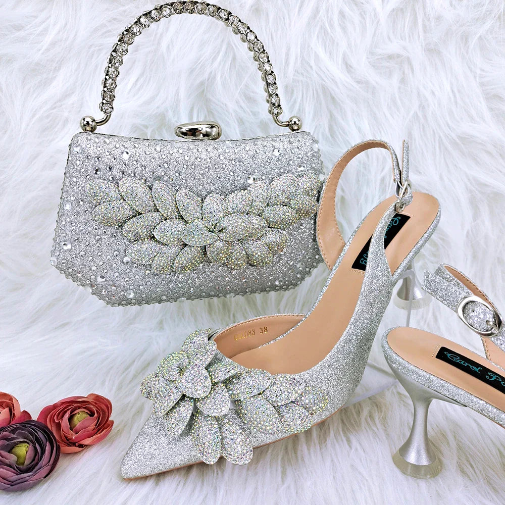 High Quality Ladies Shoes And Bags Set HFG1-8