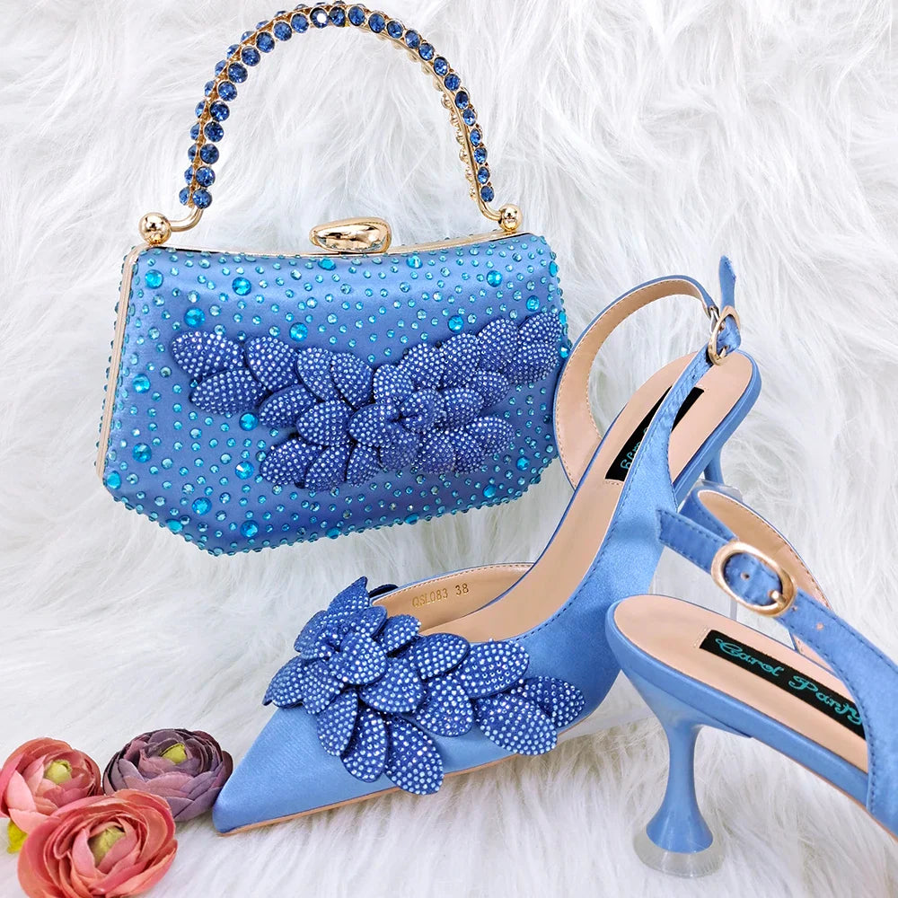 High Quality Ladies Shoes And Bags Set HFG1-8