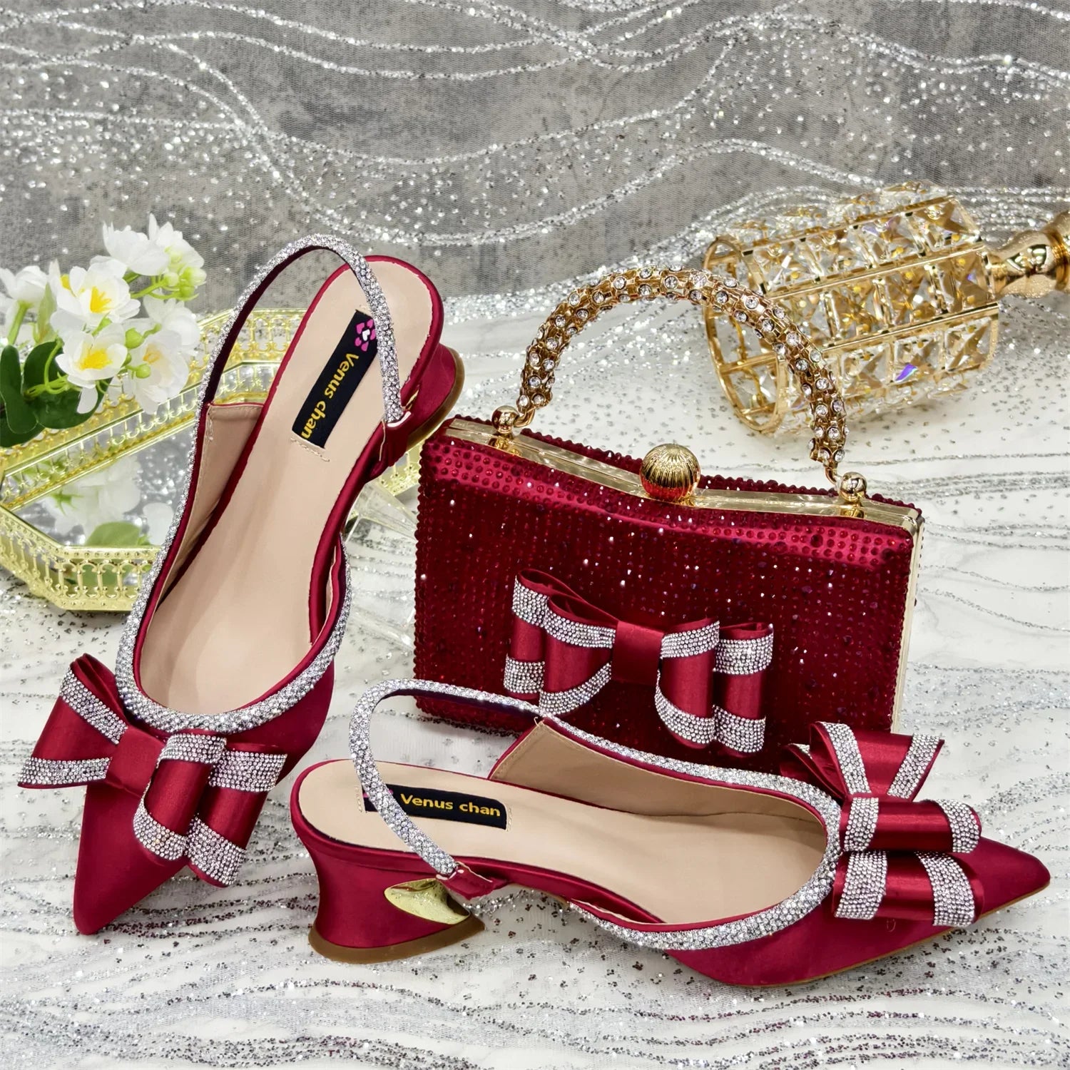 Lastest Italian Ladies Shoes with Matching Bag Set HTR1-3