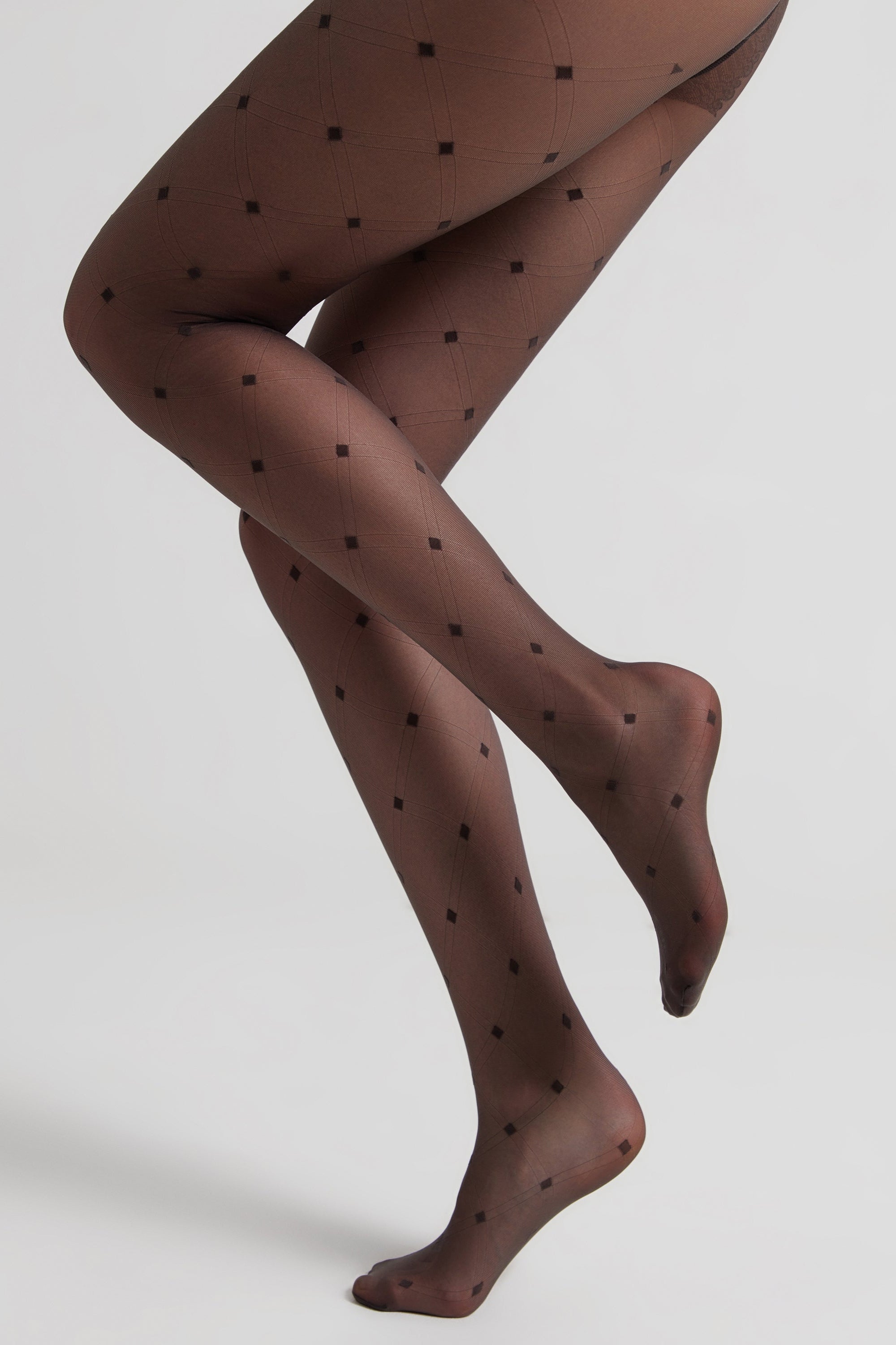 Fantasy Tights Conte Shape - Geometric Pattern Diamonds