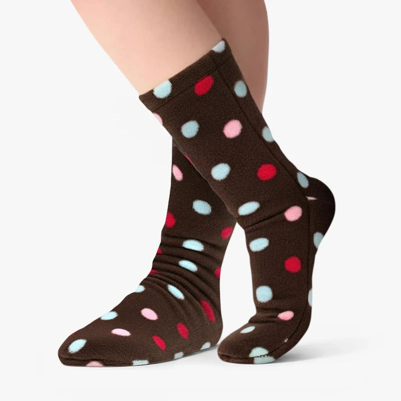 Kids' Nonskid Fleece Socks - Smarties