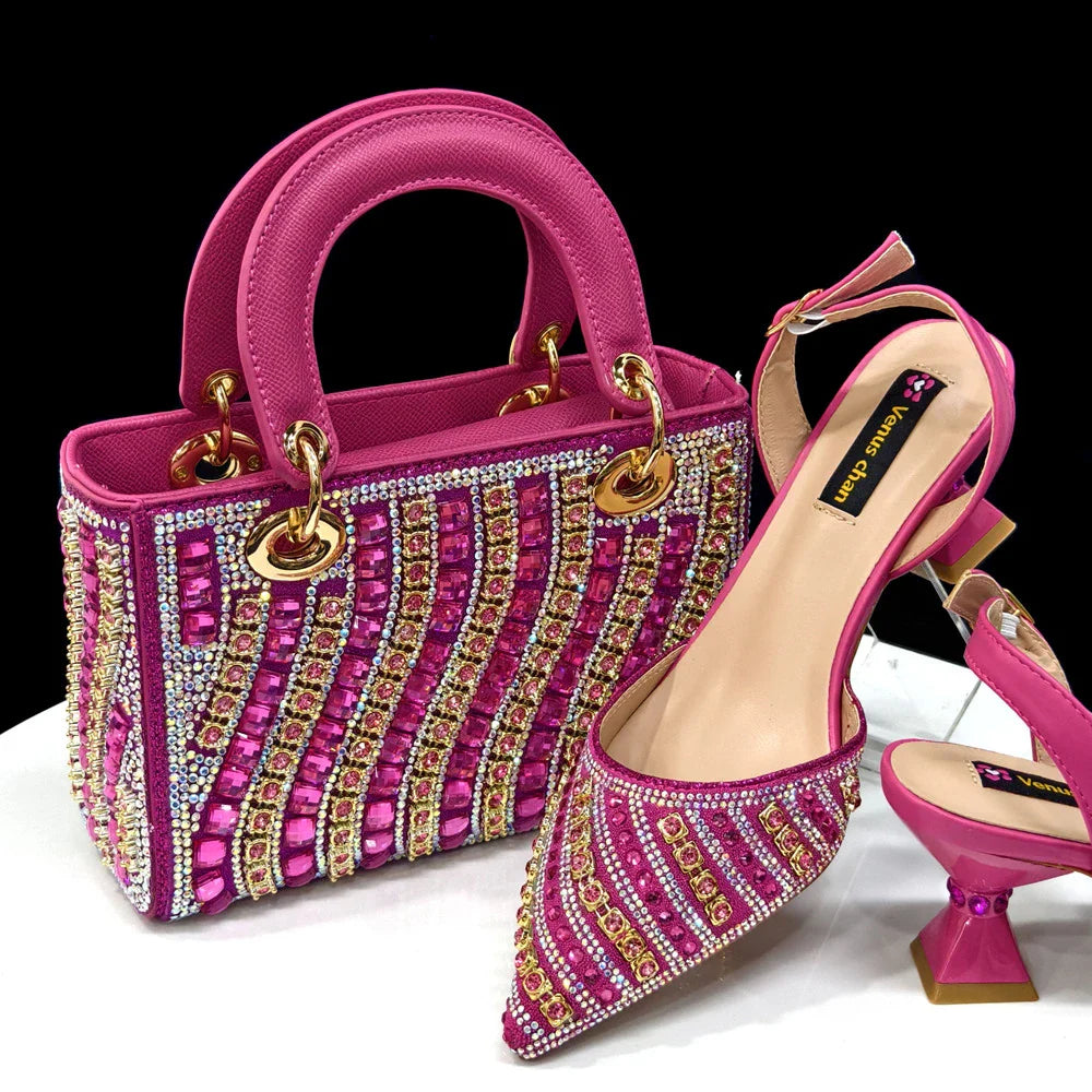 Matching Women Shoe and Bag Set HSC1-1