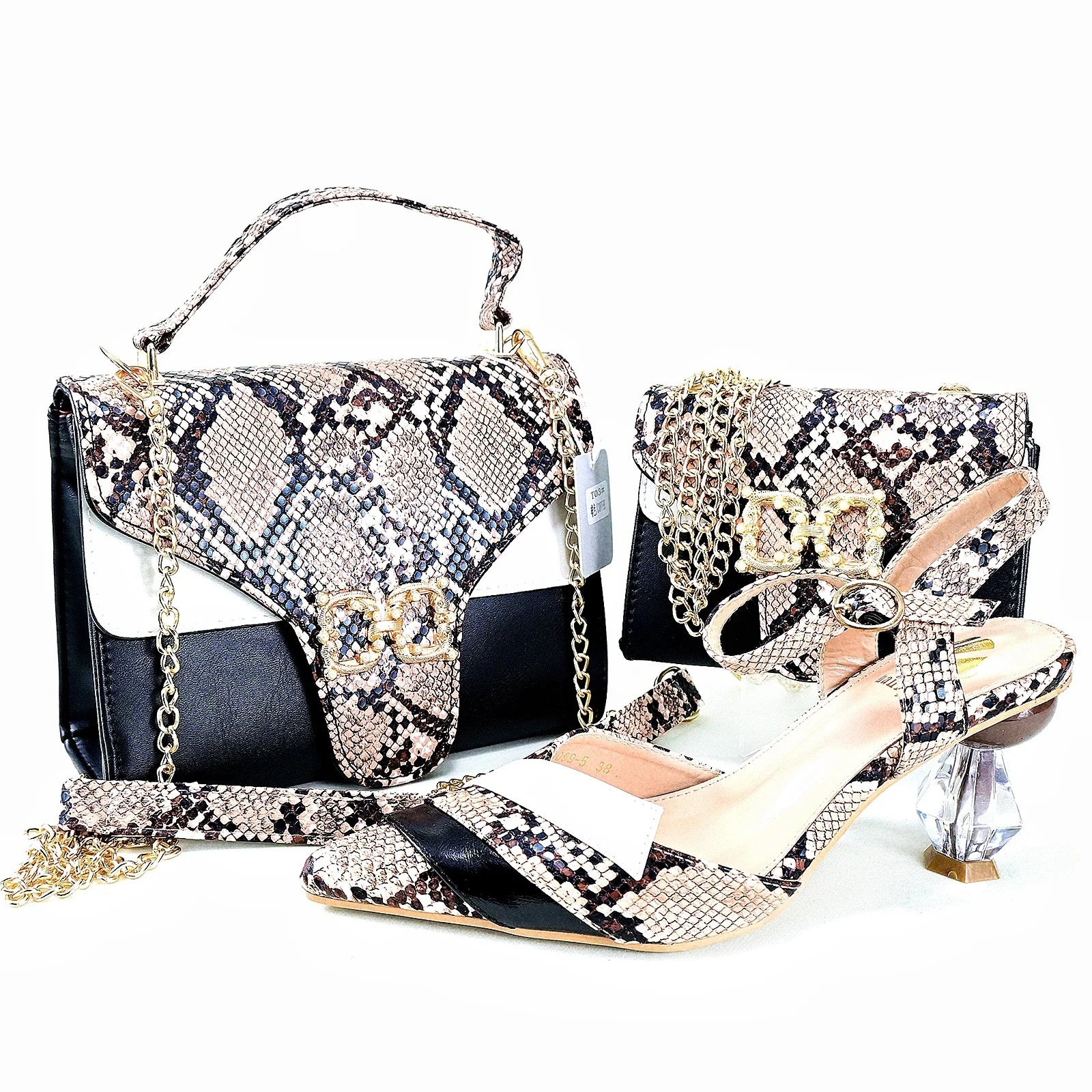 Nwe Shoes And Bag Matching Set HRT1-37
