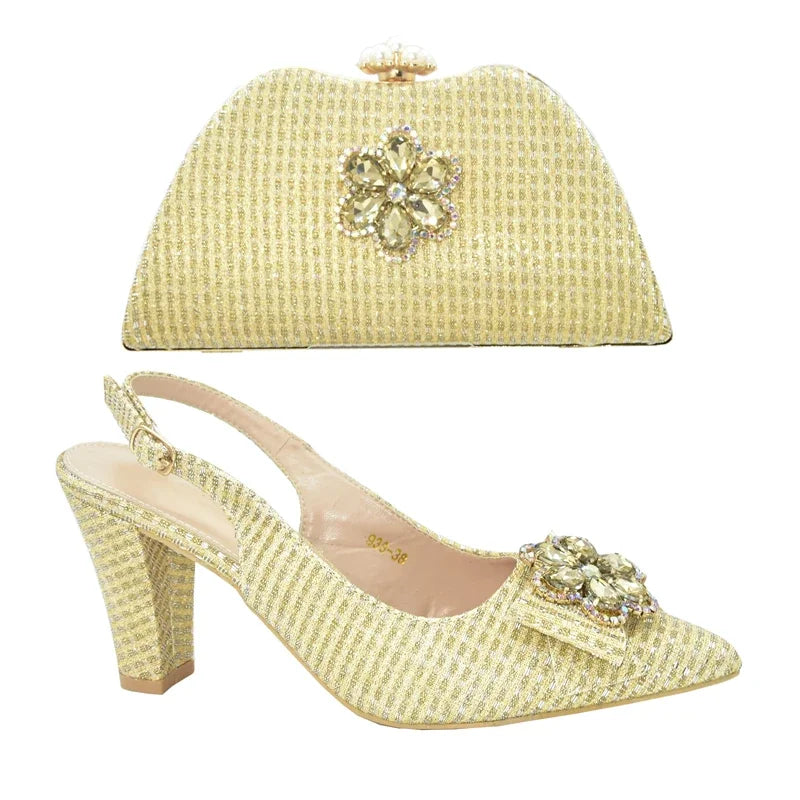 Latest Shoes and Bag Set African Sets