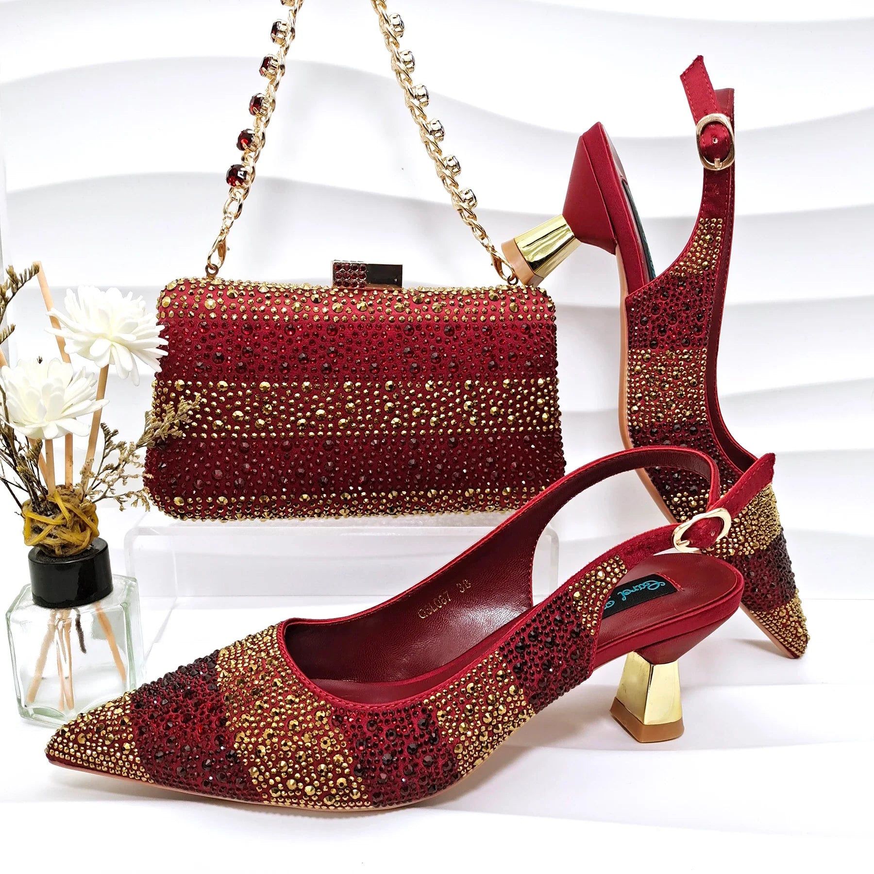 Latest Shoes And Bag Matching Set HGF1-11