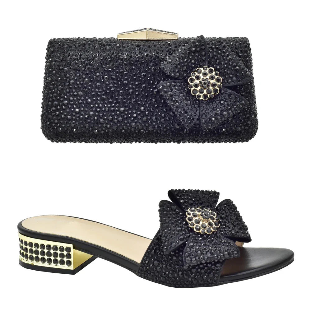 Italian Style Sandals And Bag Sets HQS1-10