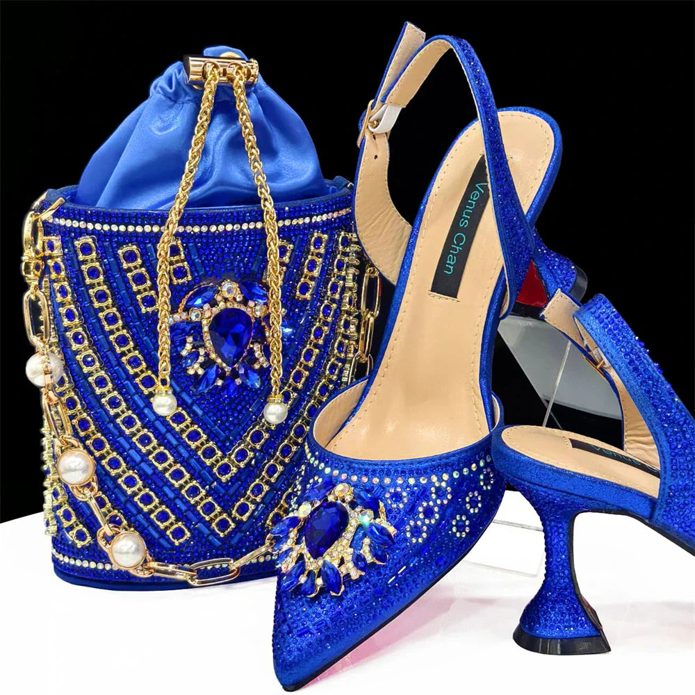 Italian Shoes and Bags Matching Set for Women INS New