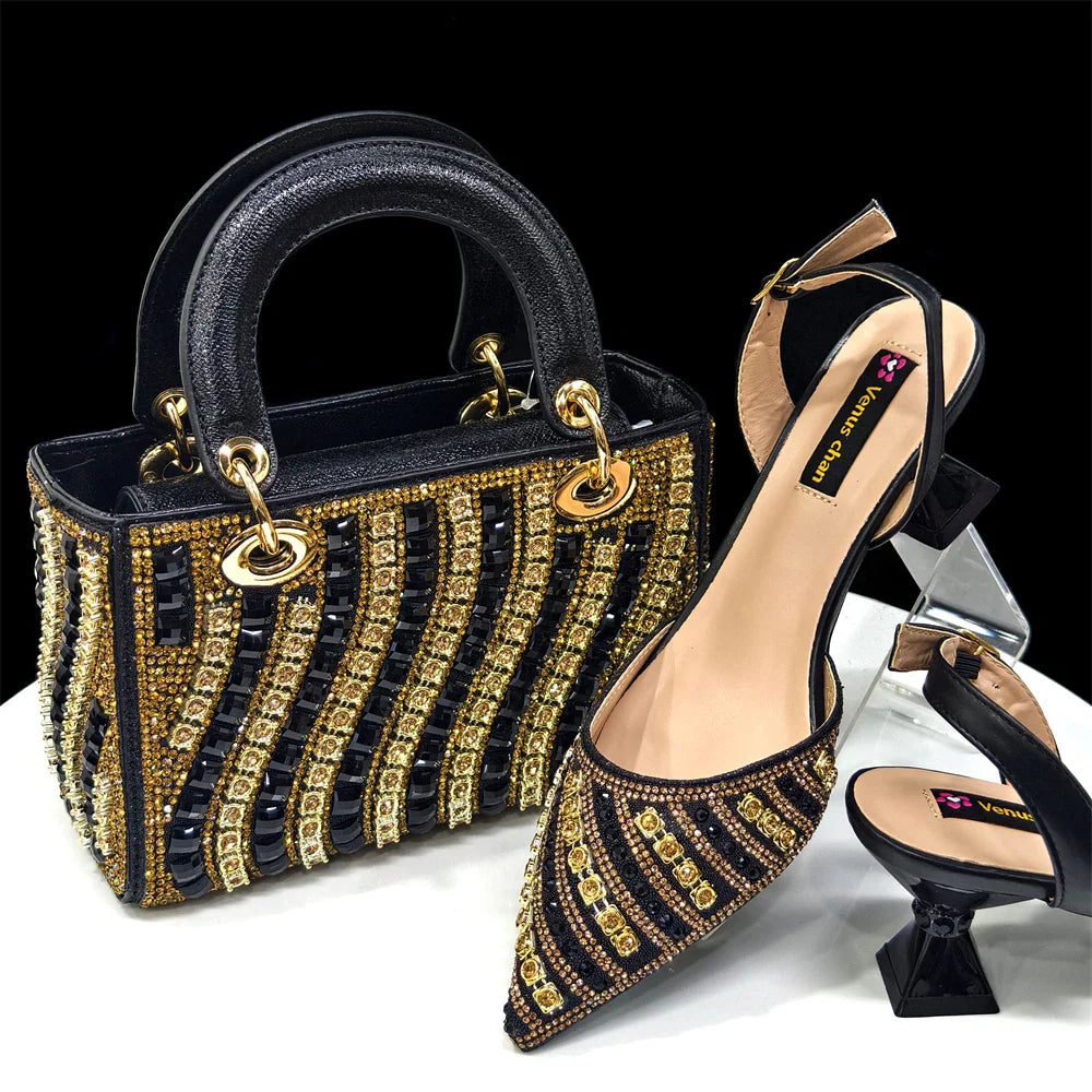 Matching Women Shoe and Bag Set HSC1-1