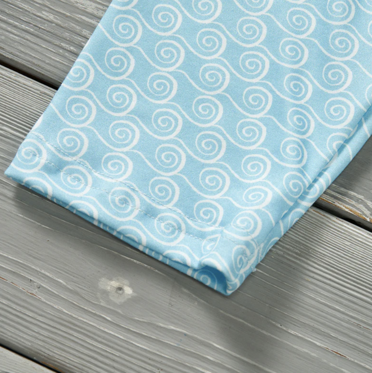 Pink Plumes & Blooms Capri Set